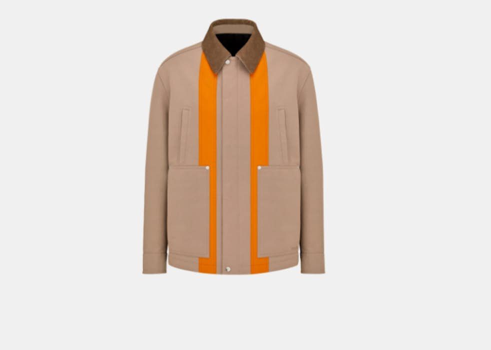 image of Dior O1Bcso1Str0324 Jacket In Brown/orange, Men's (Size Large)