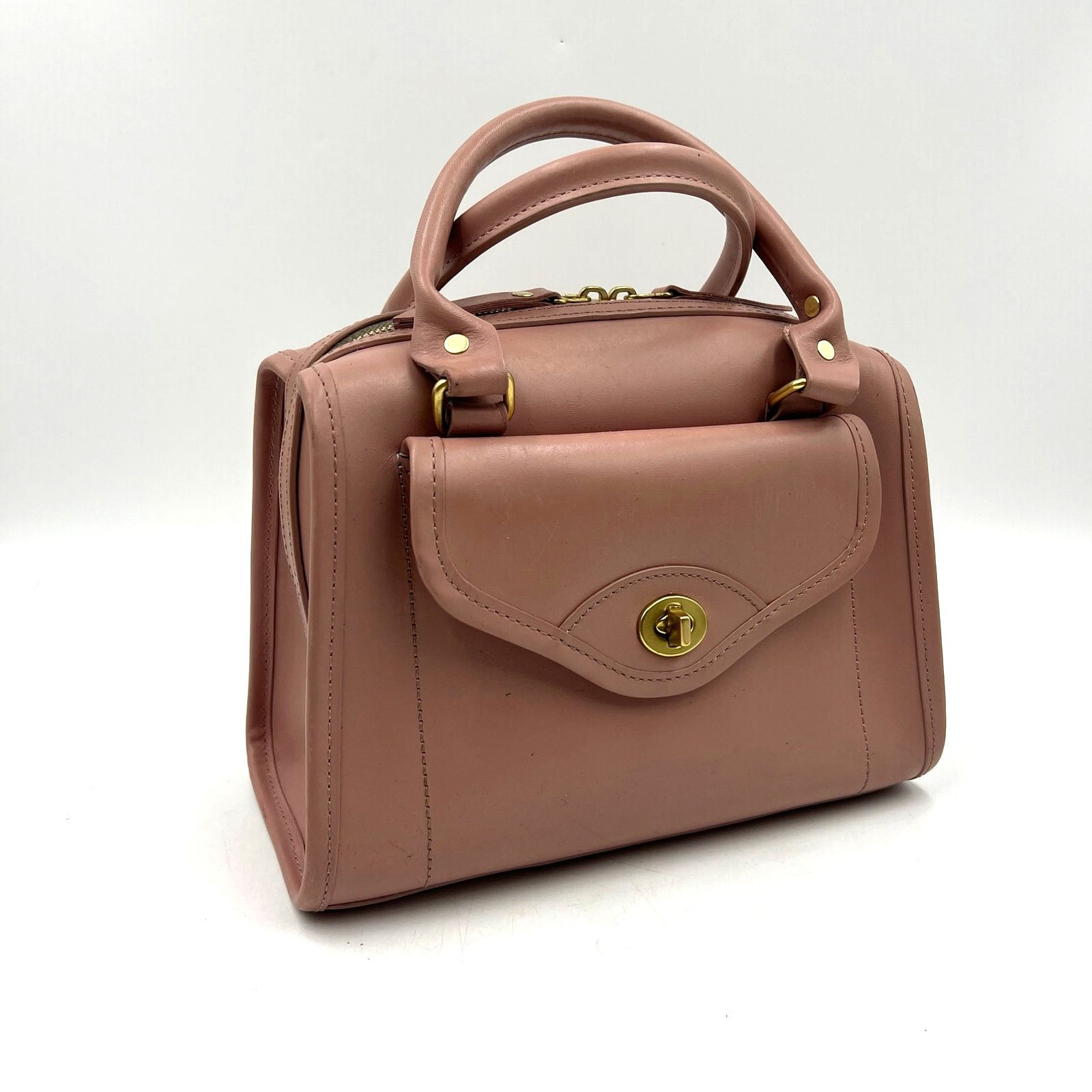 J.W. Hulme Co. J.W. Hulme Juno Pink Leather Satchel Handbag Purse Size ONE SIZE - 1 Thumbnail