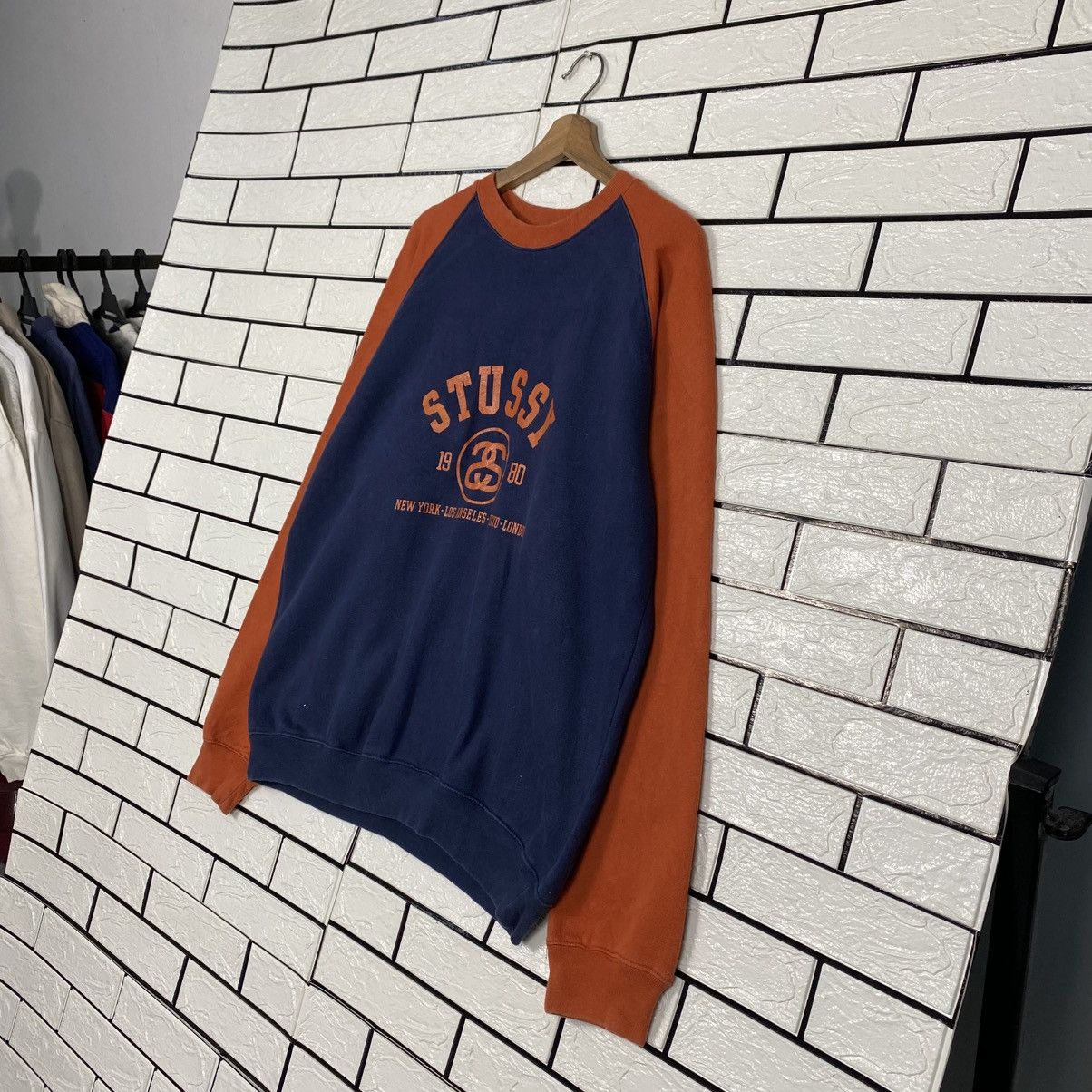Stussy 📌Vintage Y2K Sweatshirt Stussy Big Logo Design Size US L / EU 52-54 / 3 - 3 Thumbnail