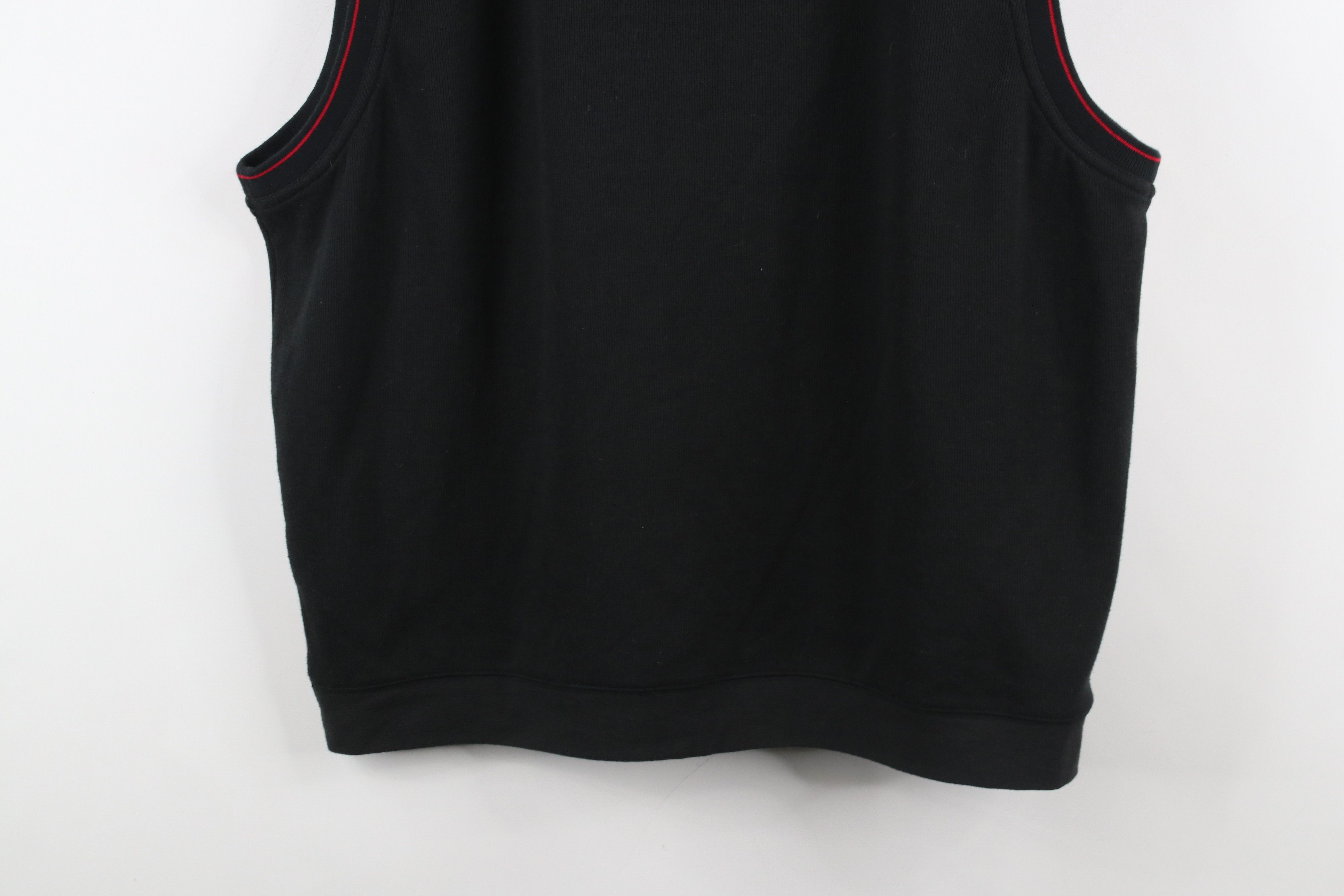 Vintage Vintage 90s Ohio State University Knit Sweater Vest Black Size US XL / EU 56 / 4 - 10 Thumbnail