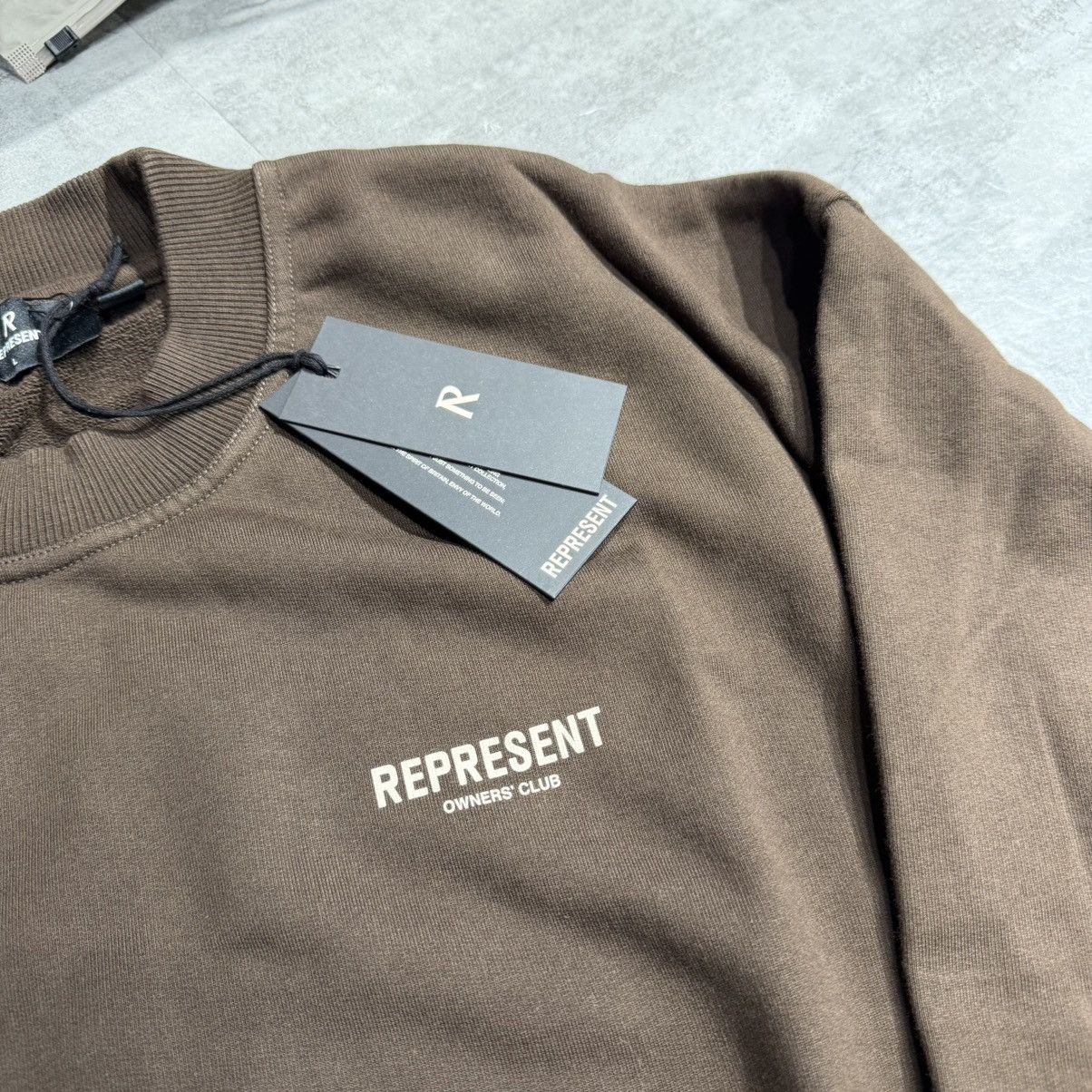 Represent Clo. Represent Owners Club Sweatshirt Sweater - Brown Size US L / EU 52-54 / 3 - 3 Thumbnail