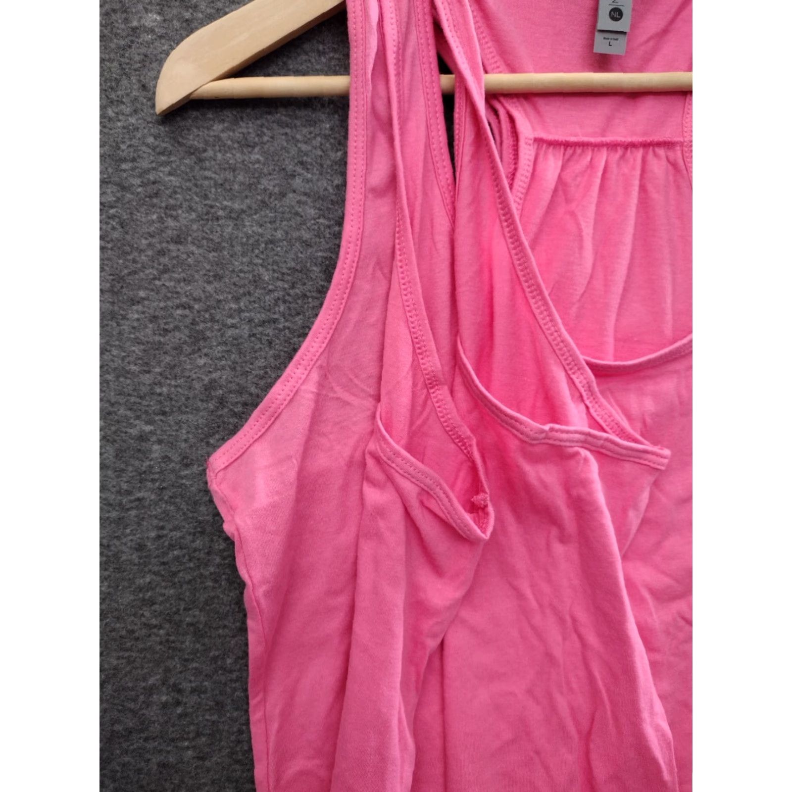Next Level Next Level Women's Tank Top Racerback Pink 3-Pack L - Casual All Seasons Sleeveless Scoop Neck Shirt Women Pink Racerback 60% Cotton/40% Polyester Size L / US 10 / IT 46 - 5 Thumbnail