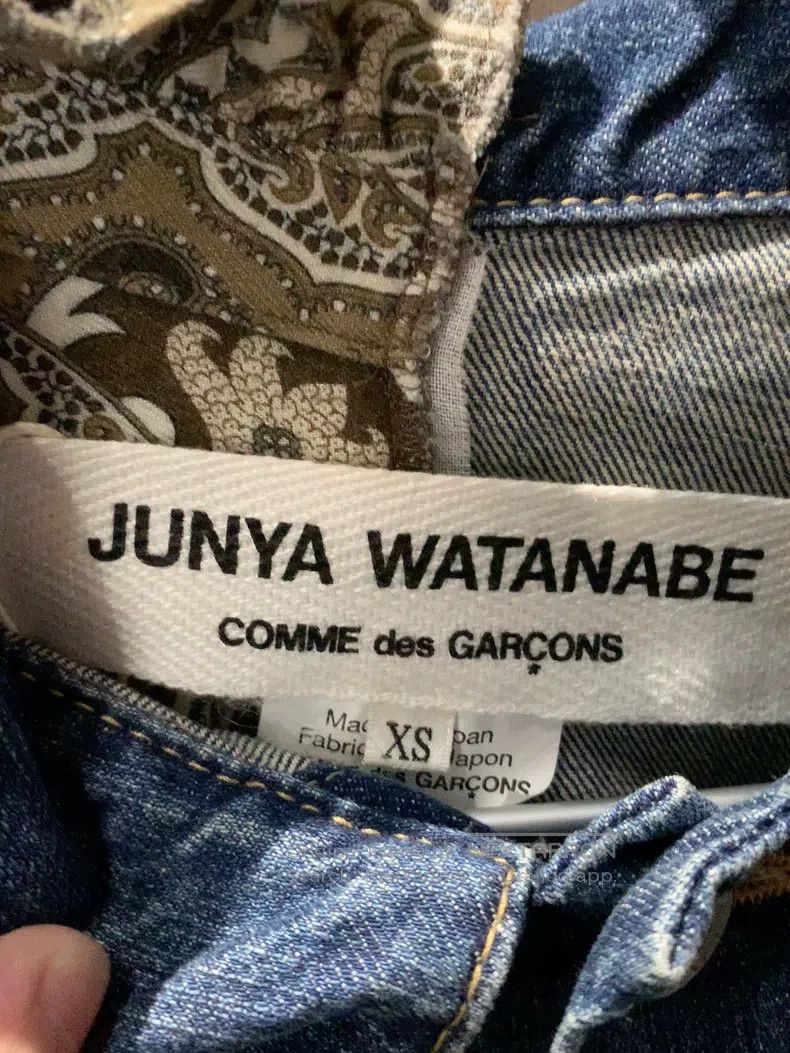 Junya Watanabe Junya Watanabe Cashew flower deconstructed denim jacket Size XS / US 0-2 / IT 36-38 - 8 Thumbnail
