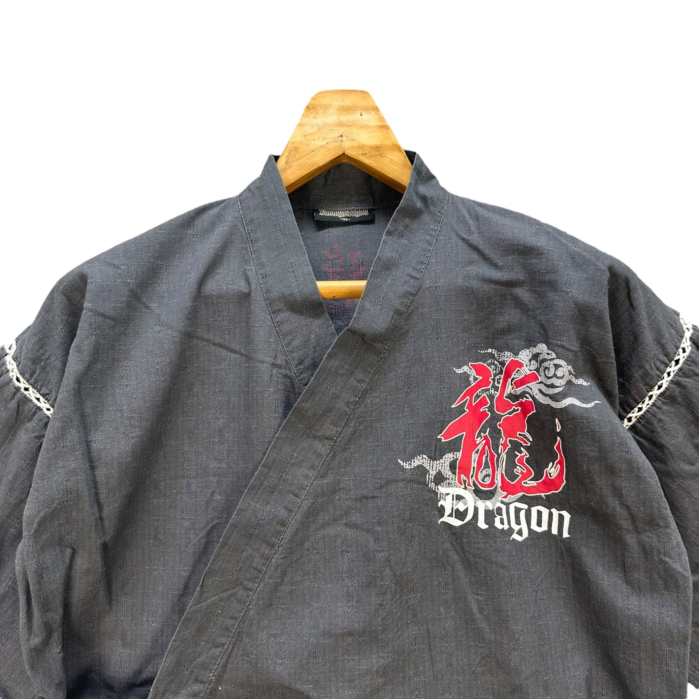 Vintage Jimmy Dragon Graphic Printed Kimono #A2-0041 Size US S / EU 44-46 / 1 - 4 Thumbnail