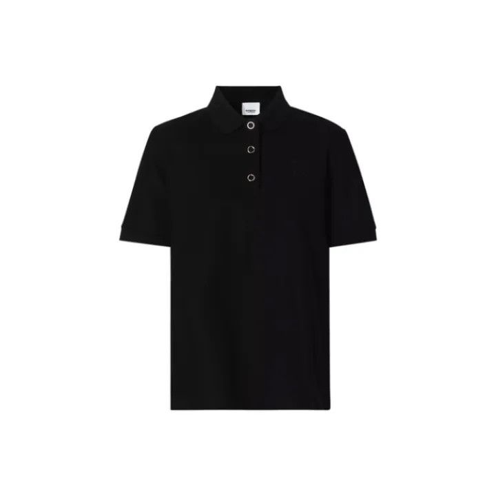 Burberry Burberry Black Polo Shirt for Women 0079 Size XS / US 0-2 / IT 36-38 - 1 Thumbnail