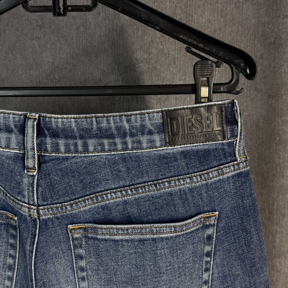 Diesel Black Gold Y2K Diesel 31x32 denim Pants leather label vintage jeans Size US 31 - 6 Thumbnail