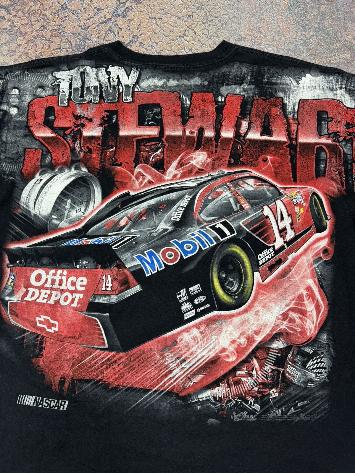 NASCAR Tony Stewart Vintage NASCAR T-Shirt Size US XXL / EU 58 / 5 - 13 Thumbnail