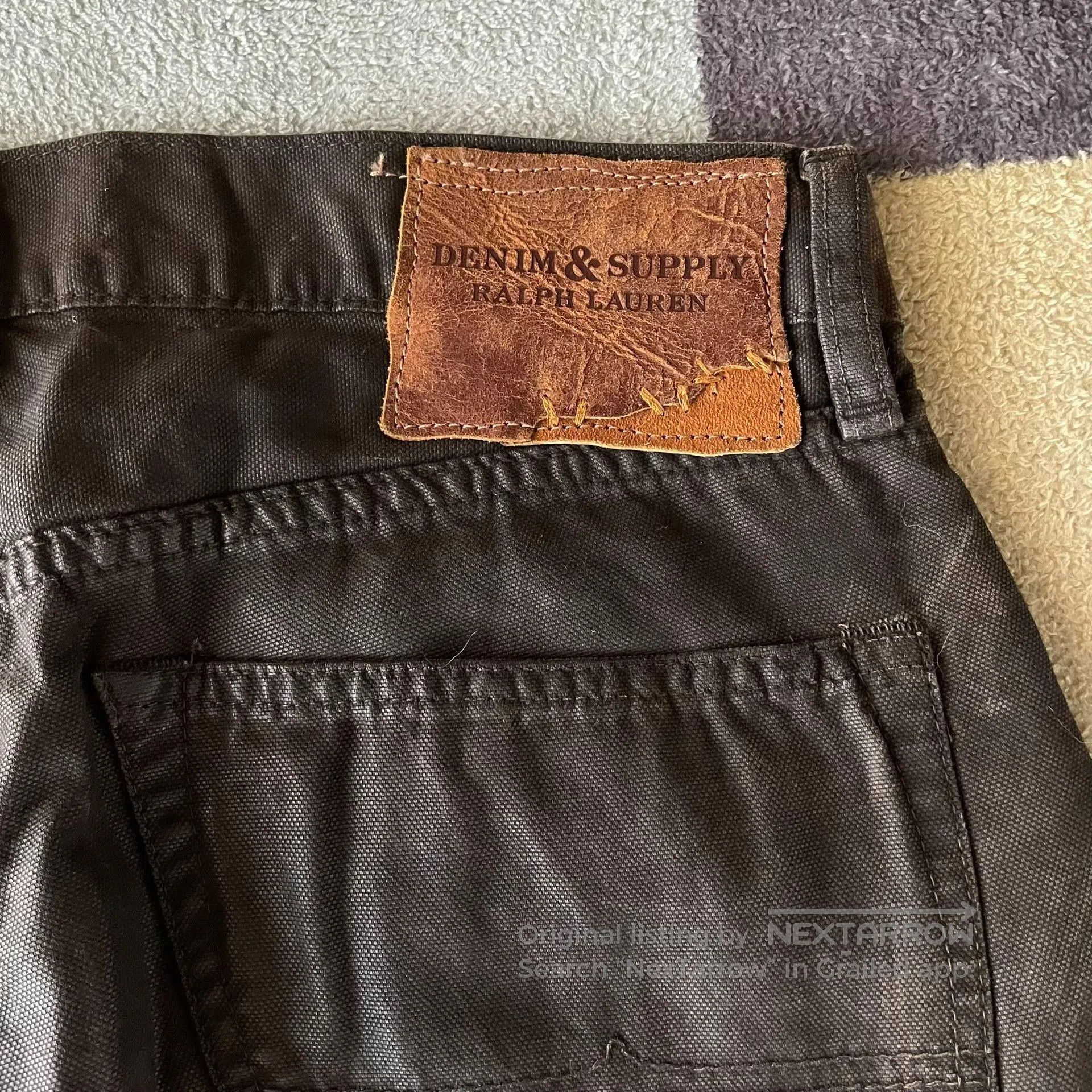 Denim & Supply Ralph Lauren Ralph Lauren Denim Supply Coated Canvas Pants. Size US 29 - 8 Thumbnail