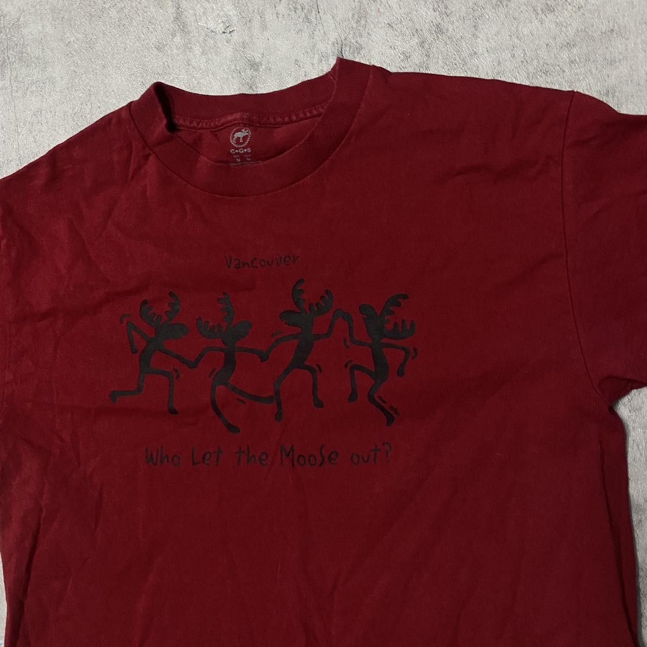 Other Red vintage 90s graphic tee with a humorous Size US M / EU 48-50 / 2 - 2 Thumbnail