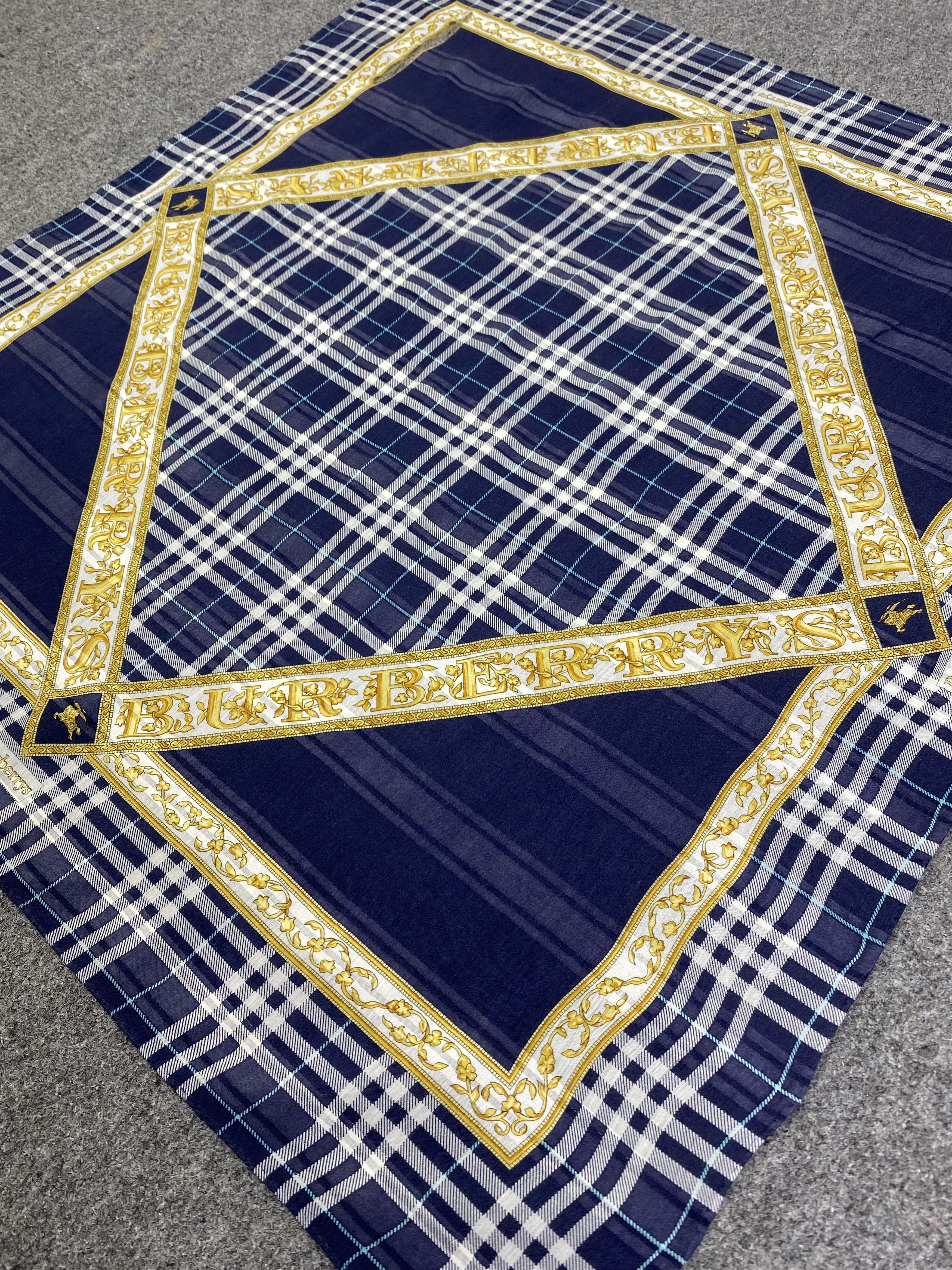Burberry Vintage Burberry Handkerchief / Neckerchief HKC1066 Size ONE SIZE - 8 Thumbnail