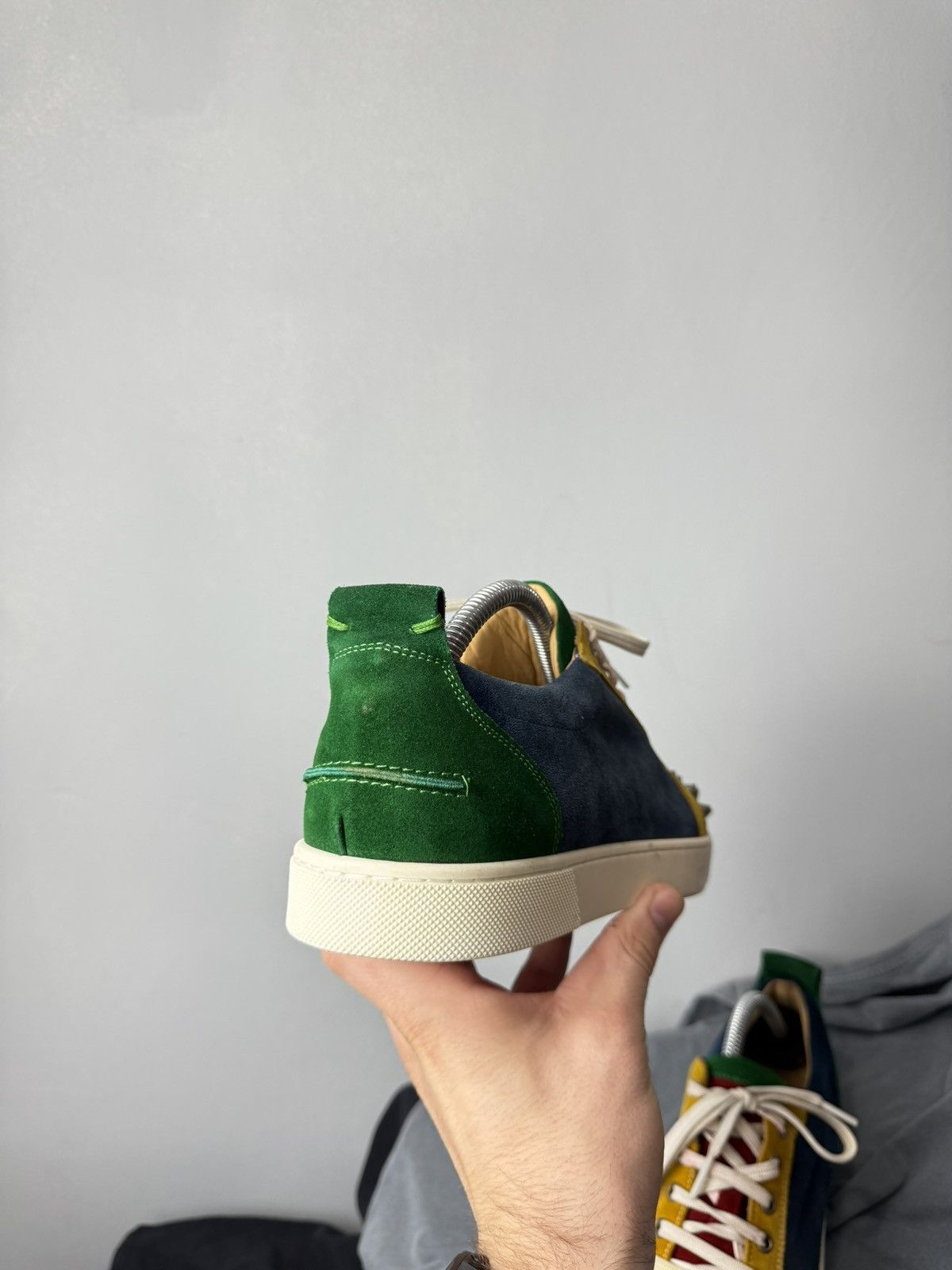 Christian Louboutin Christian Louboutin Suede Low Top Sneakers 42 Size Size US 8.5 / EU 41-42 - 9 Thumbnail