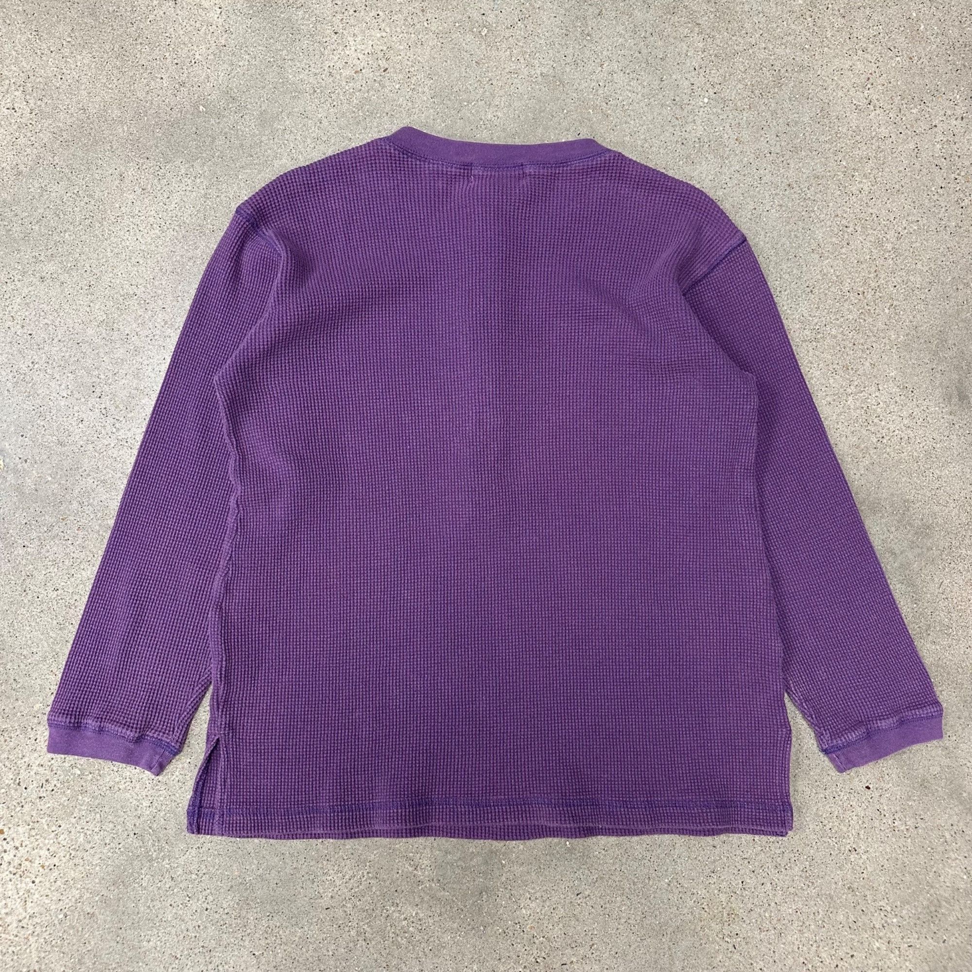 L.L. Bean × Vintage Vintage 80s L.L. Bean Thermal Waffle Half Button Longsleeve Size US S / EU 44-46 / 1 - 4 Thumbnail