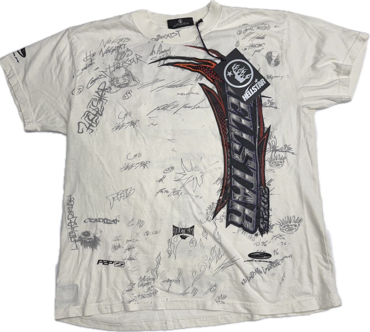 HELLSTAR Hellstar x Adidas Nascar T-shirt Size US S / EU 44-46 / 1 - 1 Thumbnail
