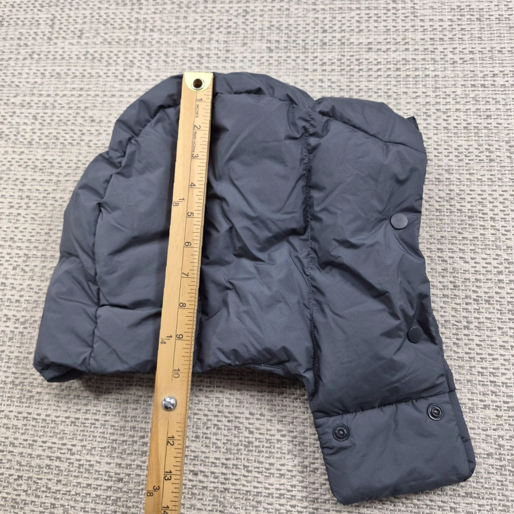 Lululemon Lululemon Jacket Womens One Size Gray Insulated Snap On Puffer Collar Hood Size ONE SIZE - 7 Thumbnail
