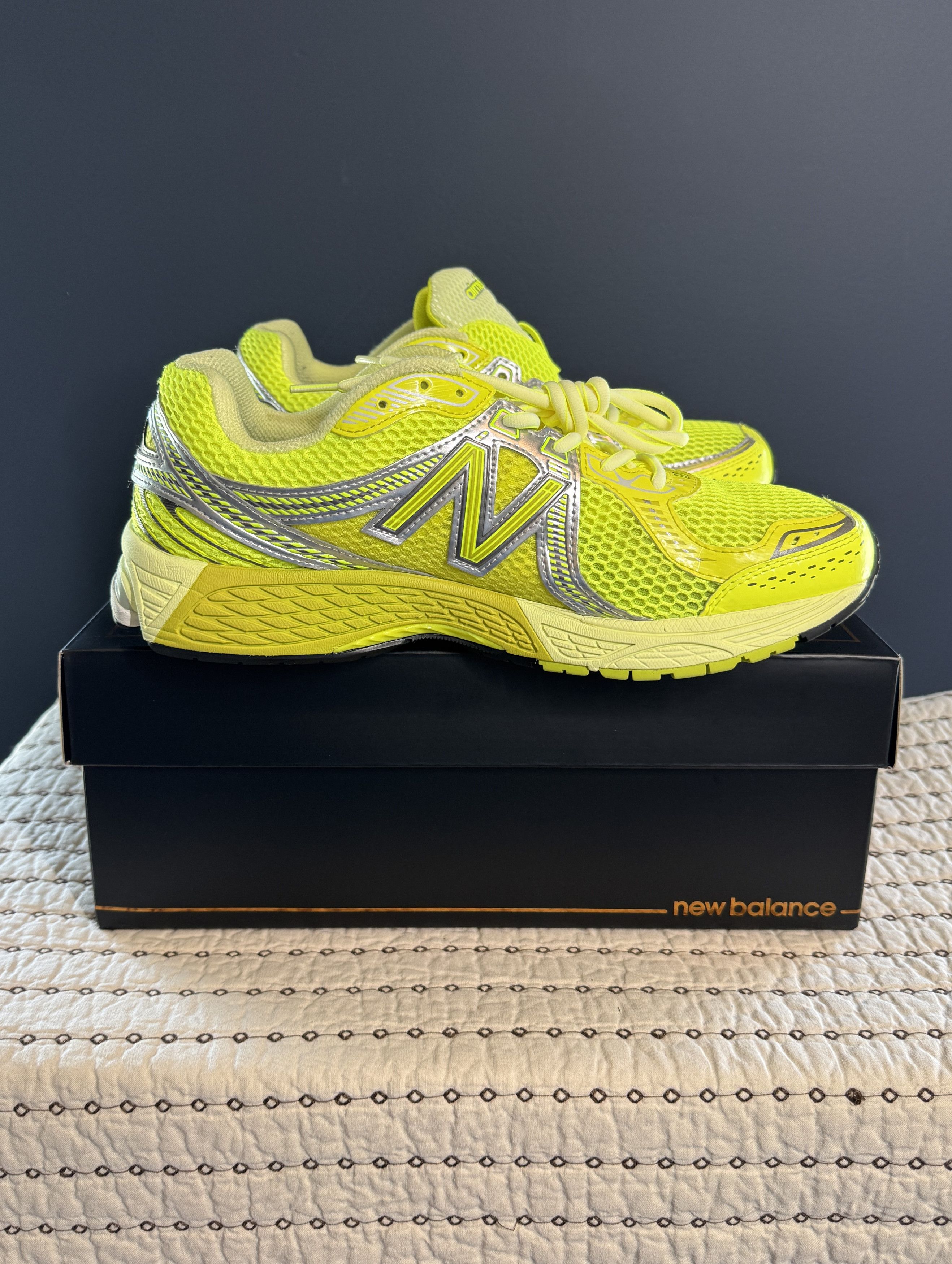 Aime Leon Dore × New Balance 2024 AIME LEON DORE X NEW BALANCE 860V2 YELLOW SIZE 11 Size US 11 / EU 44 - 4 Thumbnail