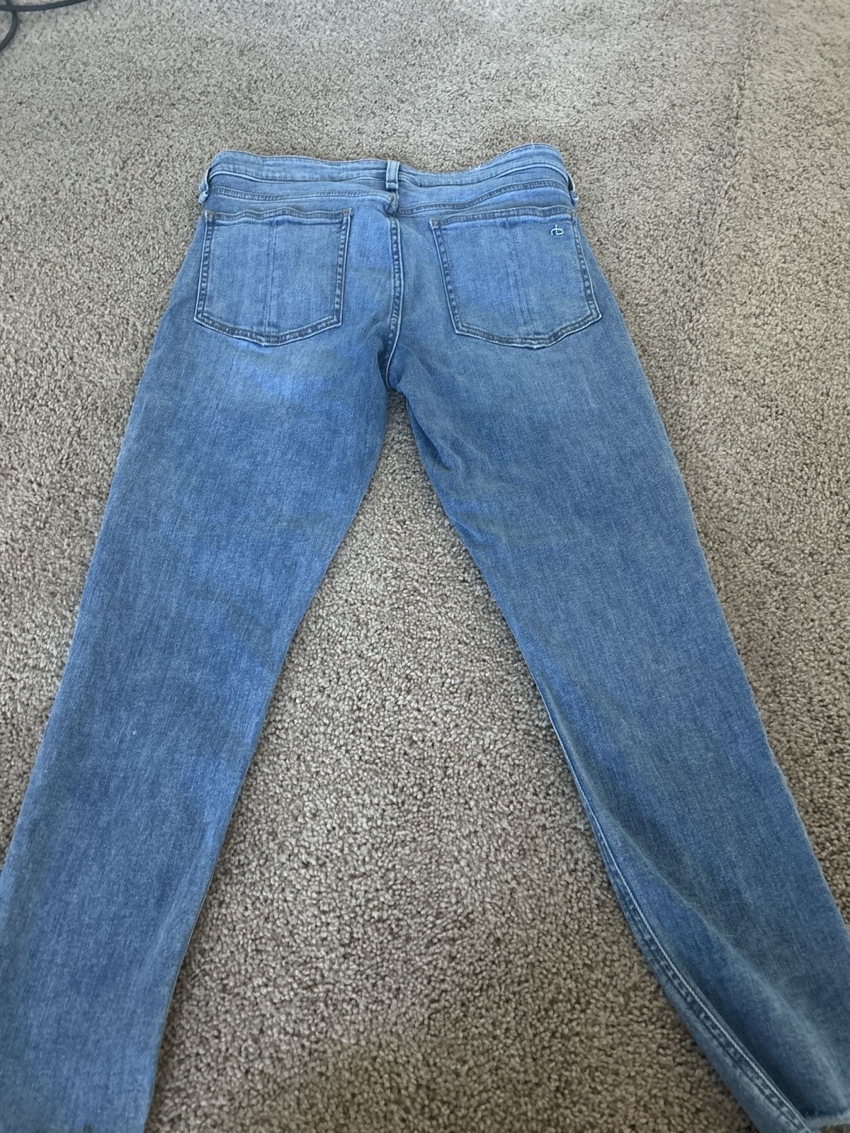 Rag & Bone Rag & Bone Men’s Skinny Fit Jeans – Size 30, Light Wash Size 30" / US 8 / IT 44 - 1 Thumbnail