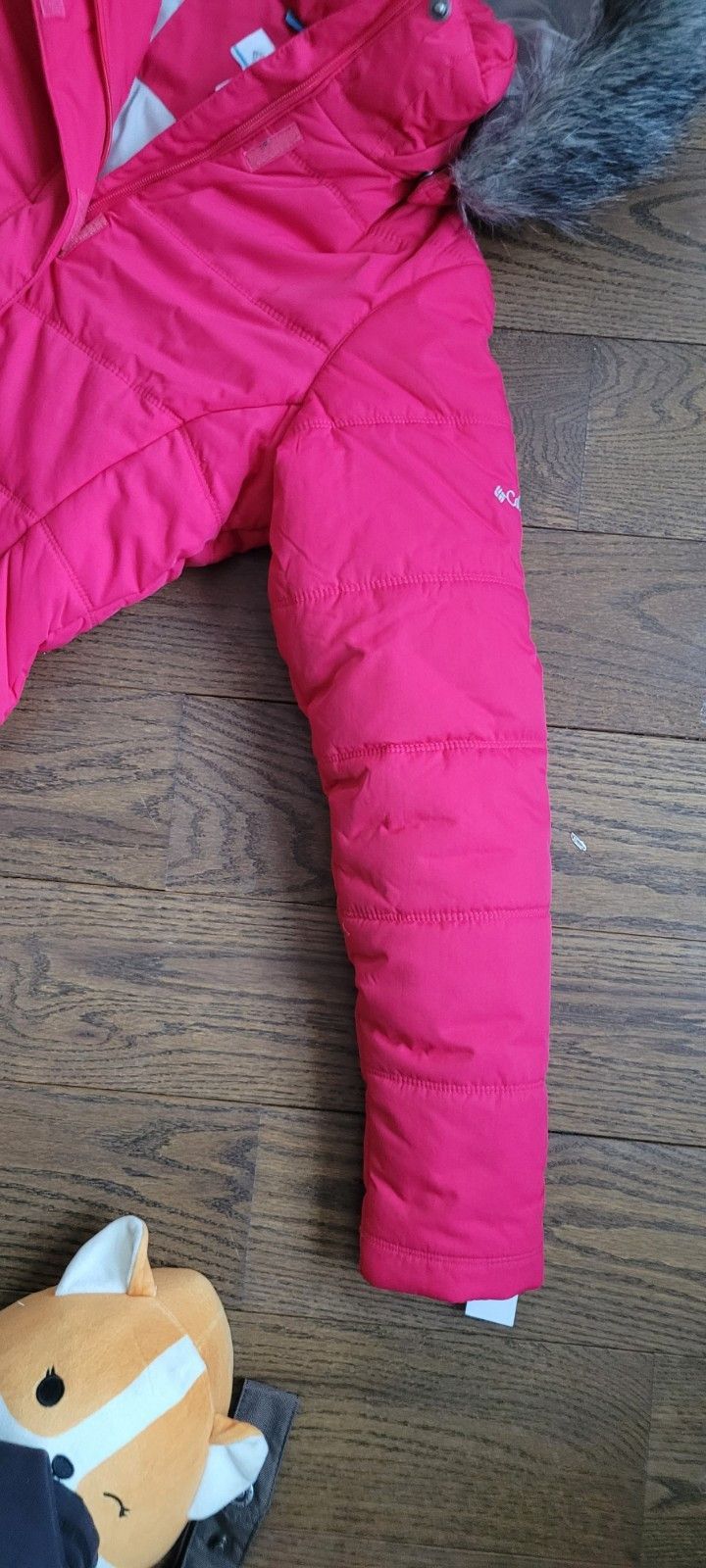 Other WOMENS COLUMBIAN COAT JACKET Sm Pink Zip Up Pockets Puffer Size XS / US 0-2 / IT 36-38 - 2 Thumbnail