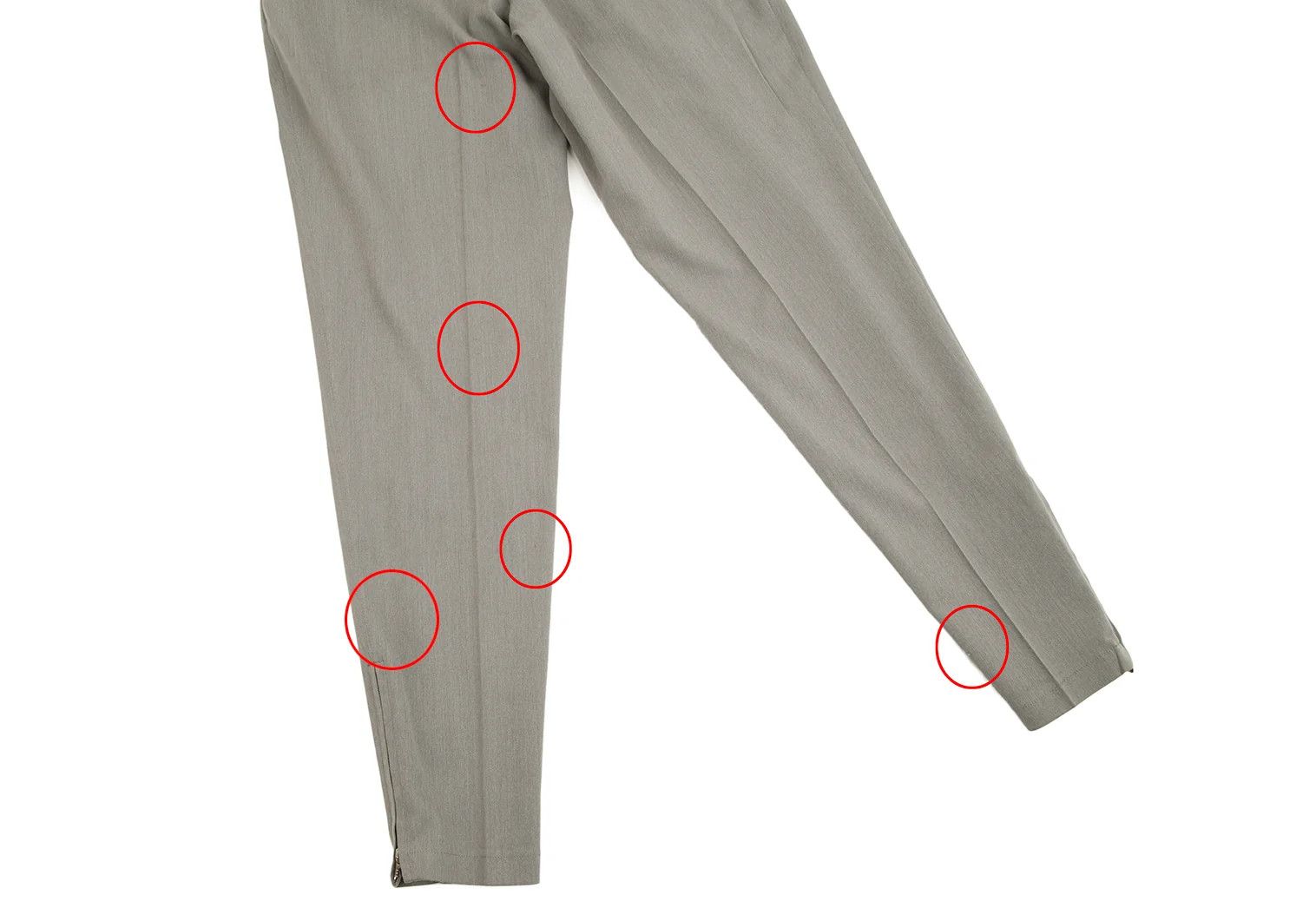 Jean Paul Gaultier Junior Gaultier Tapered Slacks Pants in Gray Size 46 Size US 30 / EU 46 - 13 Thumbnail