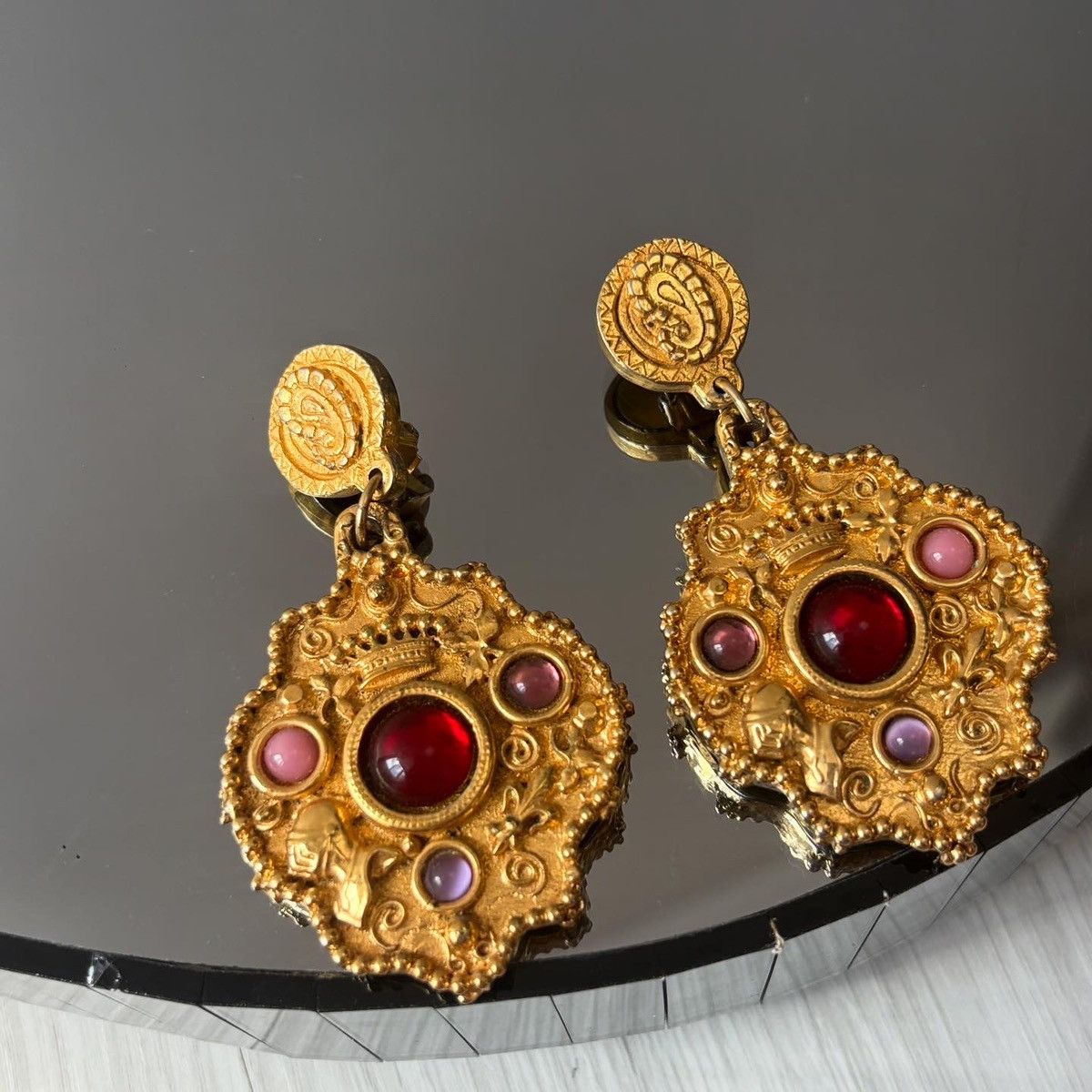 Vintage 1960’s made in France earrings Size ONE SIZE - 2 Thumbnail