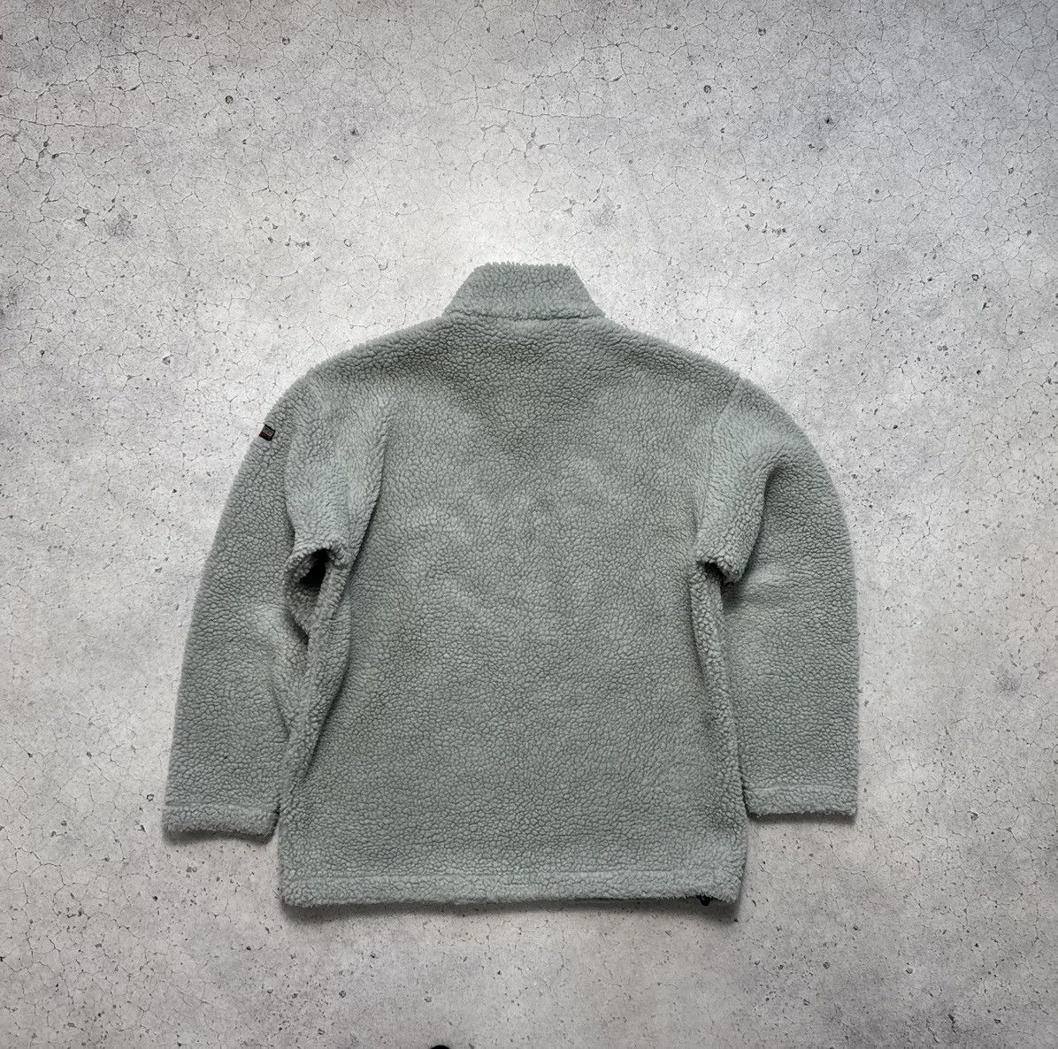 Napapijri Napapijri Vintage Fleece Sherpa Sweatshirt Half 1/4 Zip Y2K Size US M / EU 48-50 / 2 - 2 Thumbnail
