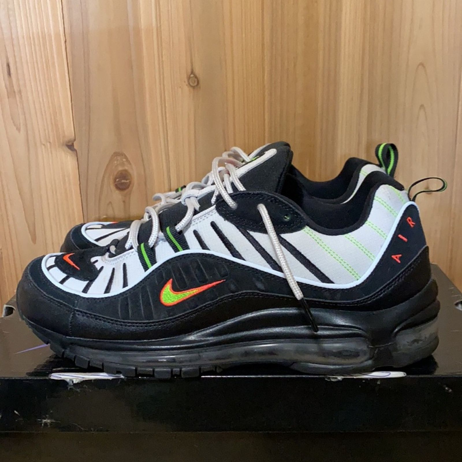 Nike 2019 Nike air max 98 highlighter Size US 9.5 / EU 42-43 - 4 Thumbnail