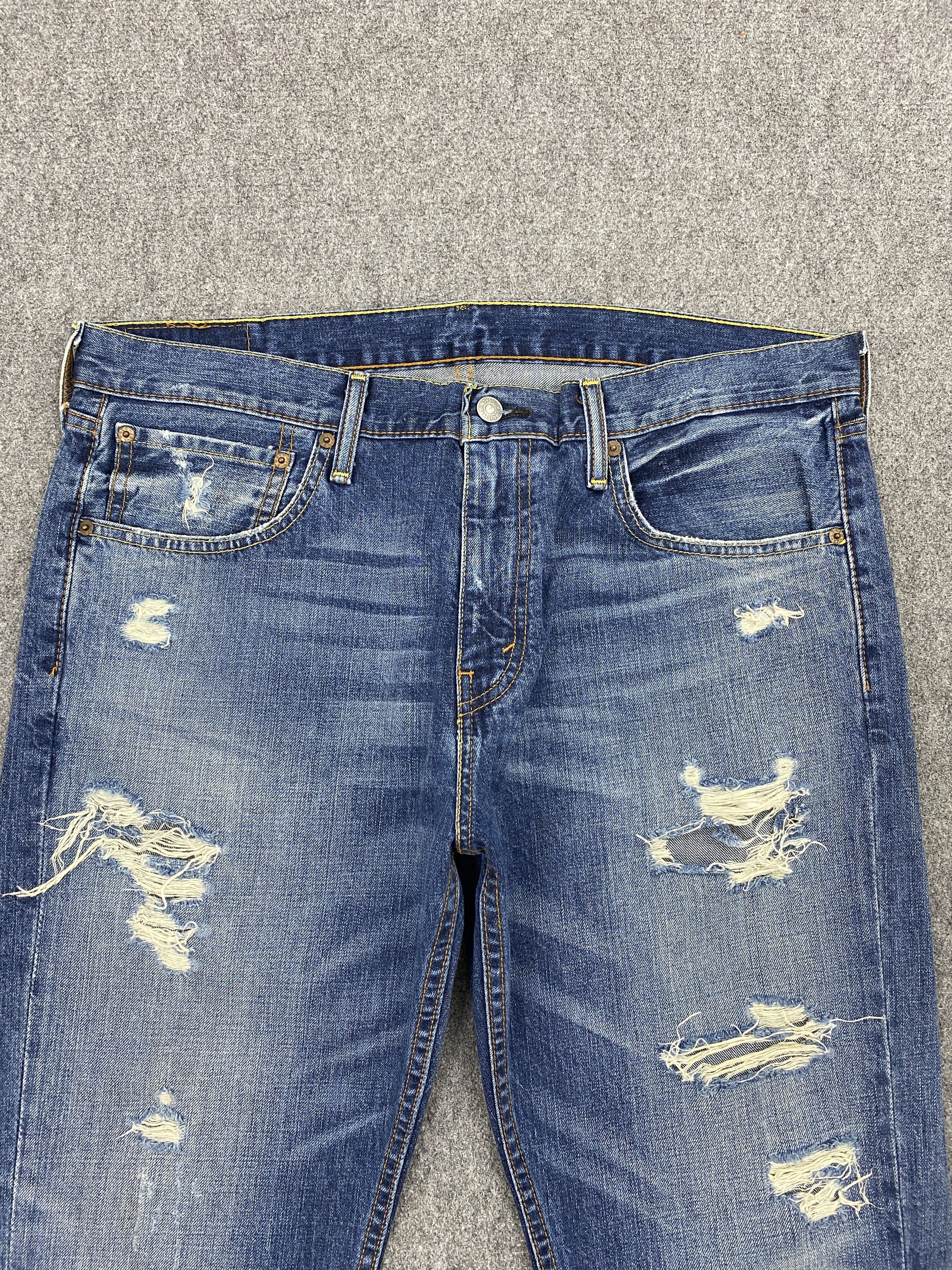Levi's Vintage Levis 527 Distressed Flared Jeans DP2591 Size US 37 - 2 Thumbnail