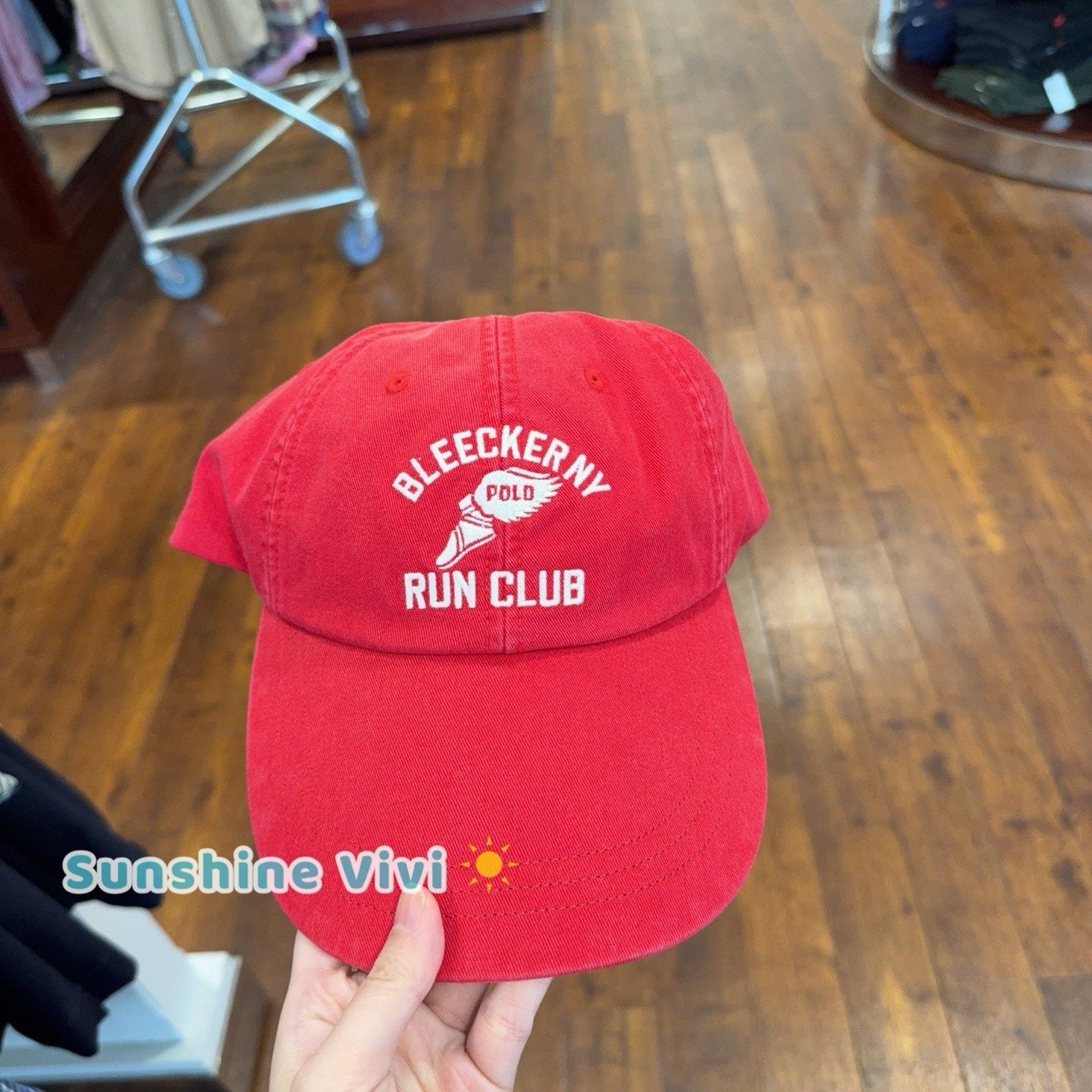 Polo Ralph Lauren NWT Polo Ralph Lauren BLEECKER Run club Baseball Cap Hat Red Size ONE SIZE - 1 Thumbnail