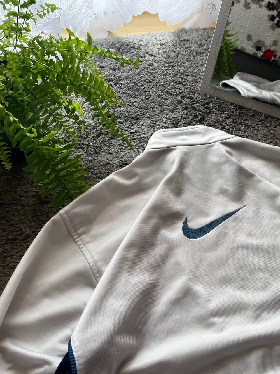 Nike × Vintage 90s Nike Vintage Zip-Hoodie Streetwear Swoosh Logo Rare Size US M / EU 48-50 / 2 - 7 Thumbnail