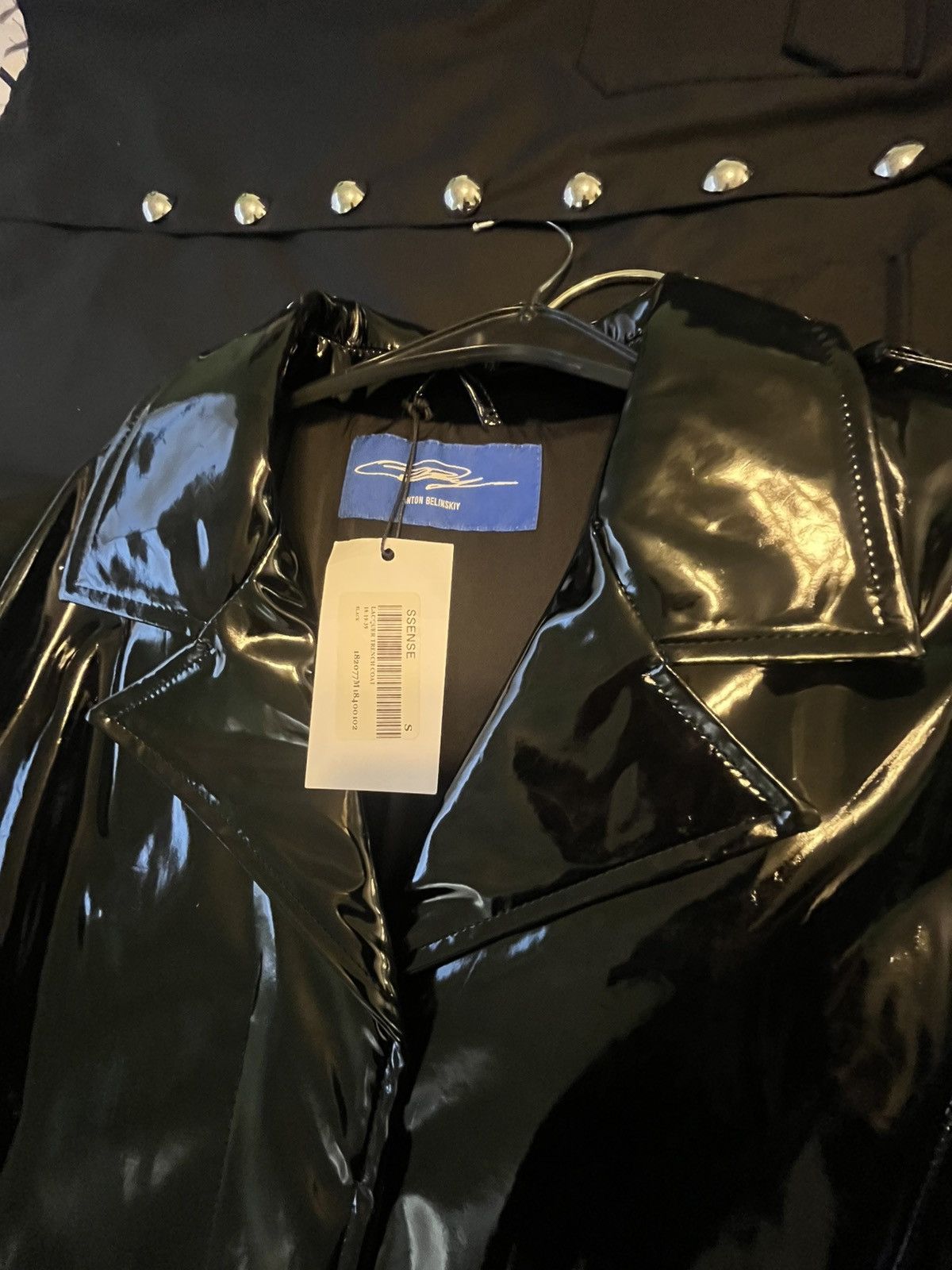 Anton Belinskiy × Designer Black Vinyl Coat Size US S / EU 44-46 / 1 - 9 Thumbnail