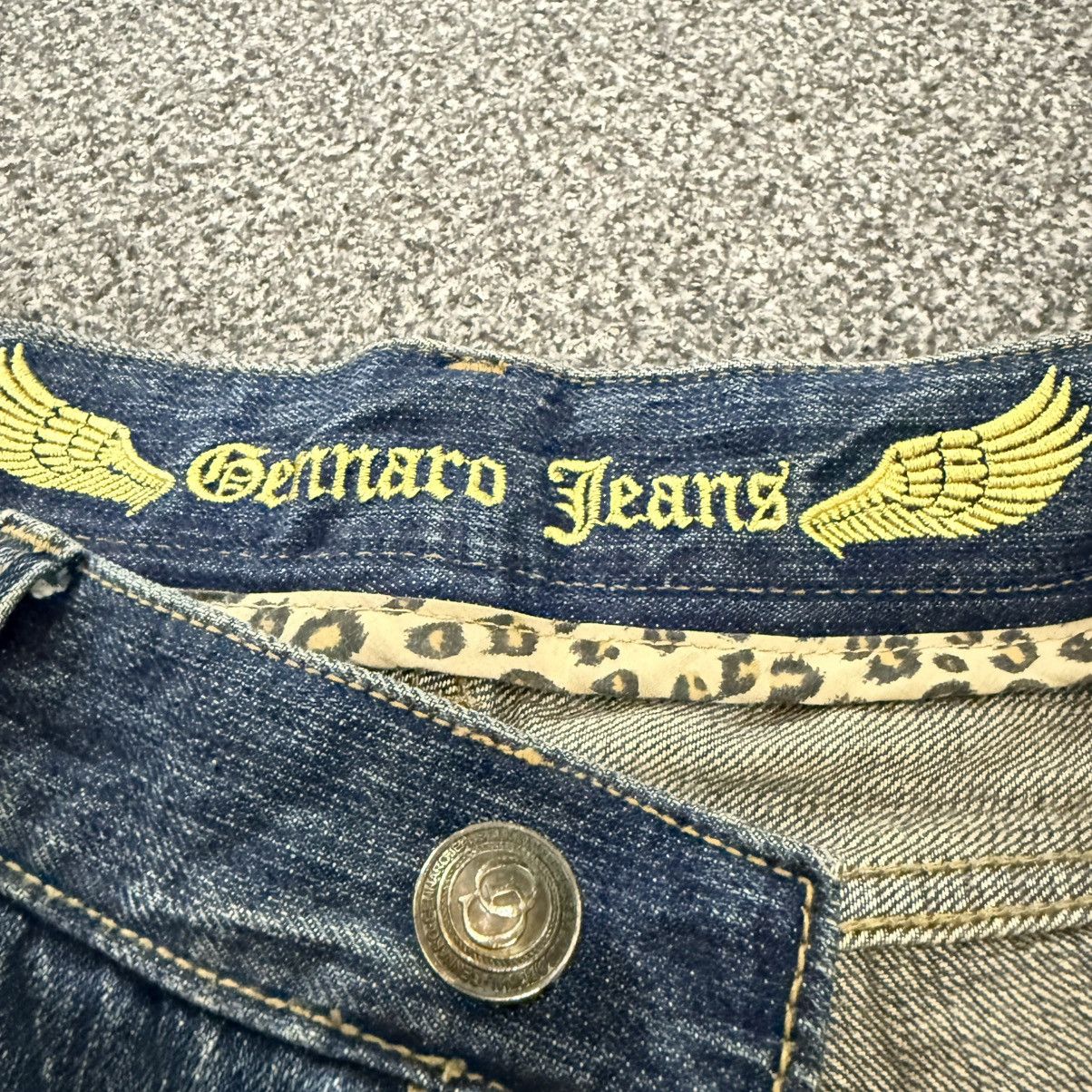 If Six Was Nine Insane ‼️ Flared Distressed Whisker Denim LGB Style Gennaro Size US 31 - 14 Thumbnail