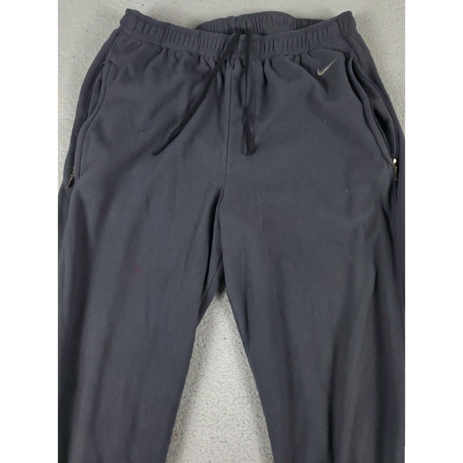 Nike Nike Pants Mens Large Gray Fleece Vintage Y2K Running Track Sweatpants Jogger Size US 33 - 2 Thumbnail