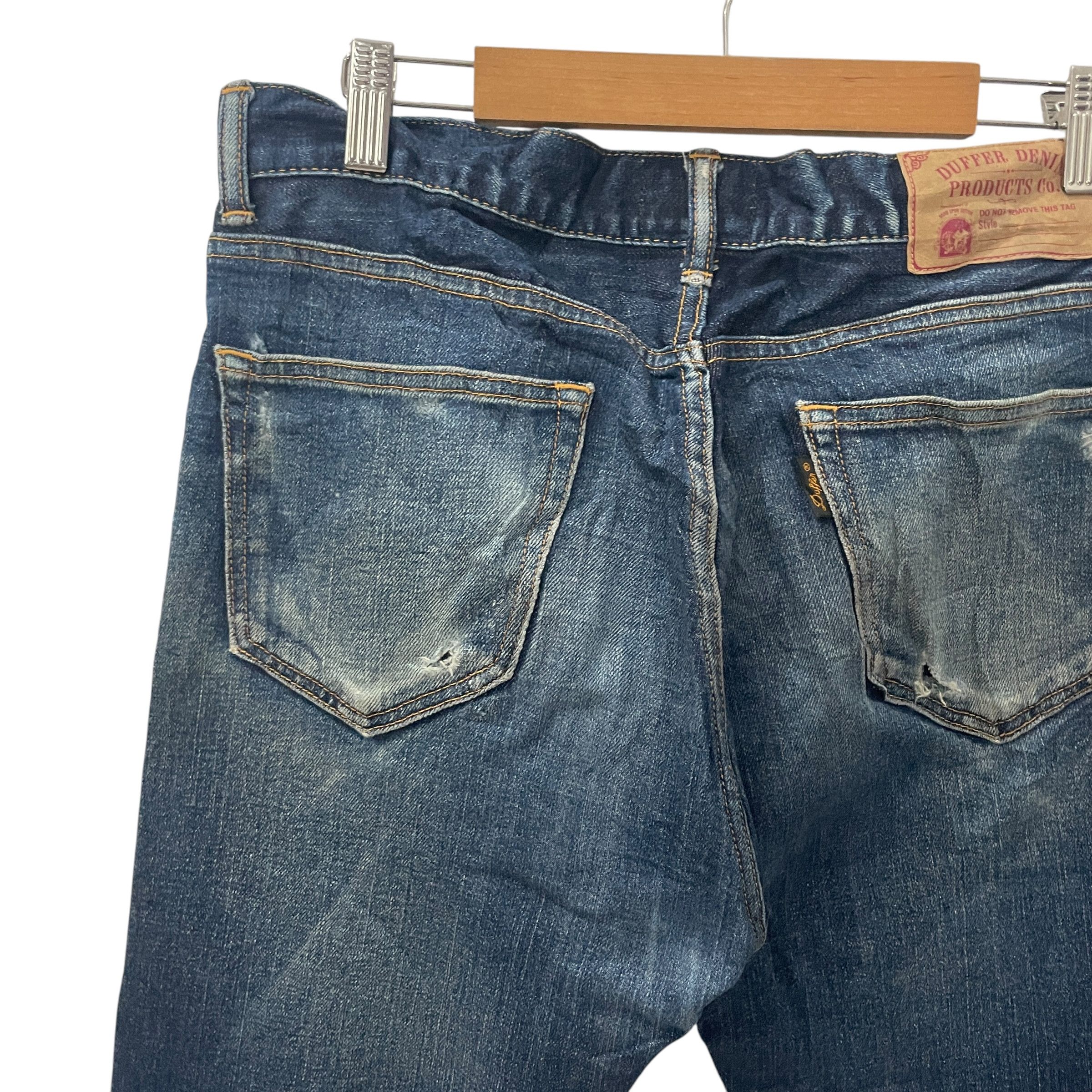 20471120 Vintage Duffer Denim Product Co Jeans Size US 33 - 8 Thumbnail