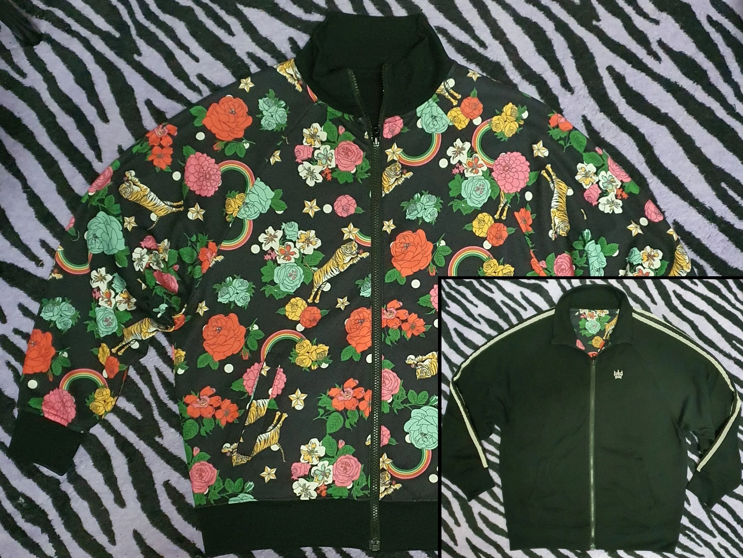 Japanese Brand Rodeo Crowns (RCWB) Reversible Bomber Track Jacket Size US M / EU 48-50 / 2 - 17 Thumbnail