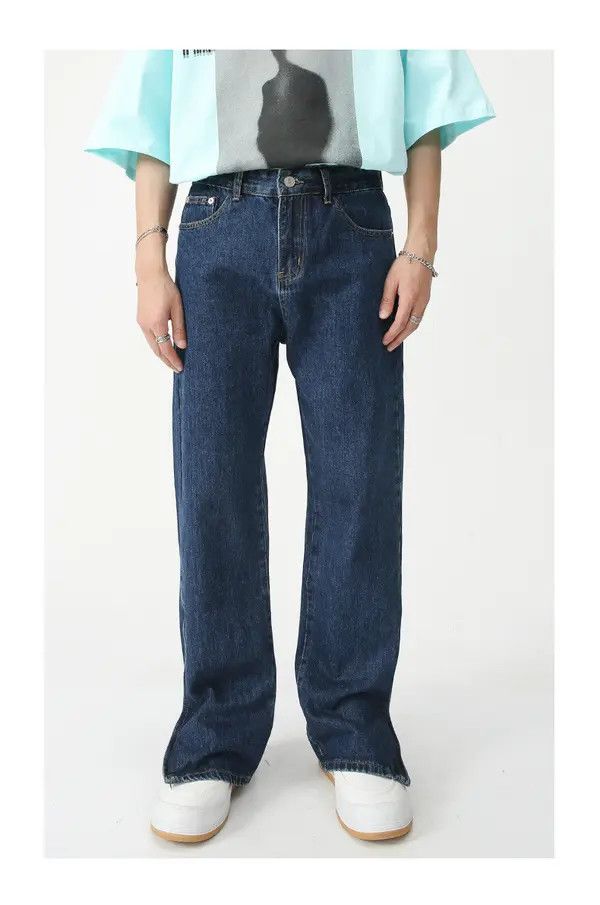 Japanese Brand Pepper x Ryou Straight-leg vintage loose casual jeans Size US 32 / EU 48 - 1 Thumbnail
