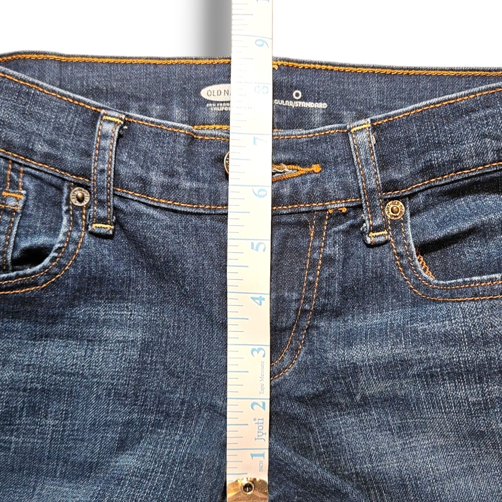 Old Navy EUC Old Navy Original Skinny Jeans Sz. 0 Regular Dark Wash Size 25" / US 0 / IT 36 - 8 Thumbnail