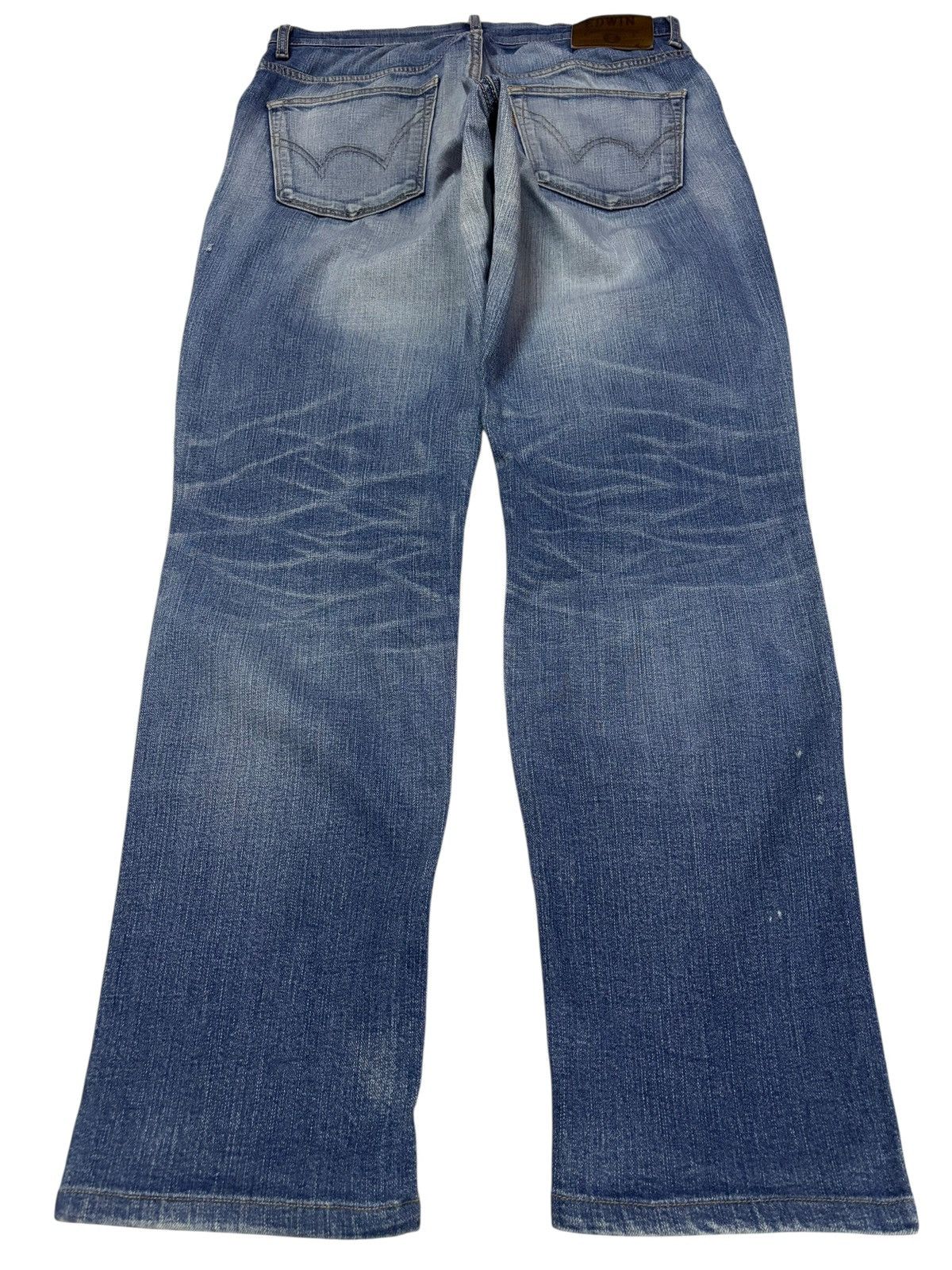 Edwin Vtg Edwin XV Japan 407 Relaxed Distressed Jeans Size US 30 / EU 46 - 2 Thumbnail