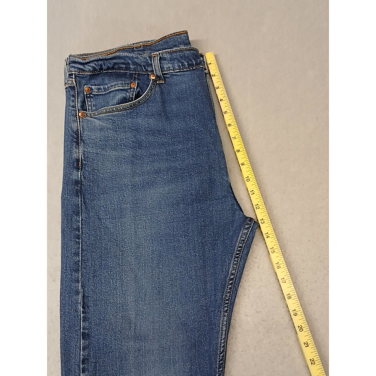 Levi's Levi's 505 (40x30) Men's Straight Leg Blue Denim Jeans Size US 40 / EU 56 - 6 Thumbnail