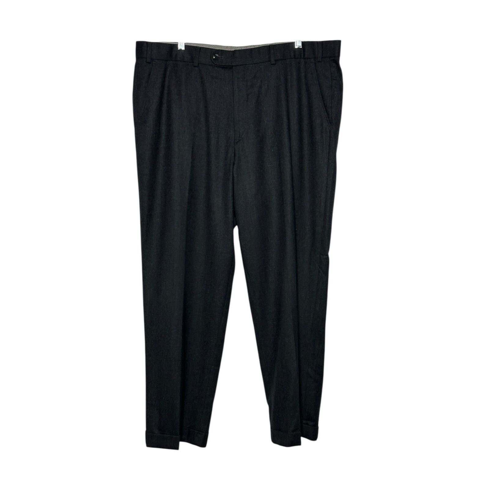 Hiltl Hiltl gray flat front wool dress pants size 40 Size 40R - 1 Thumbnail