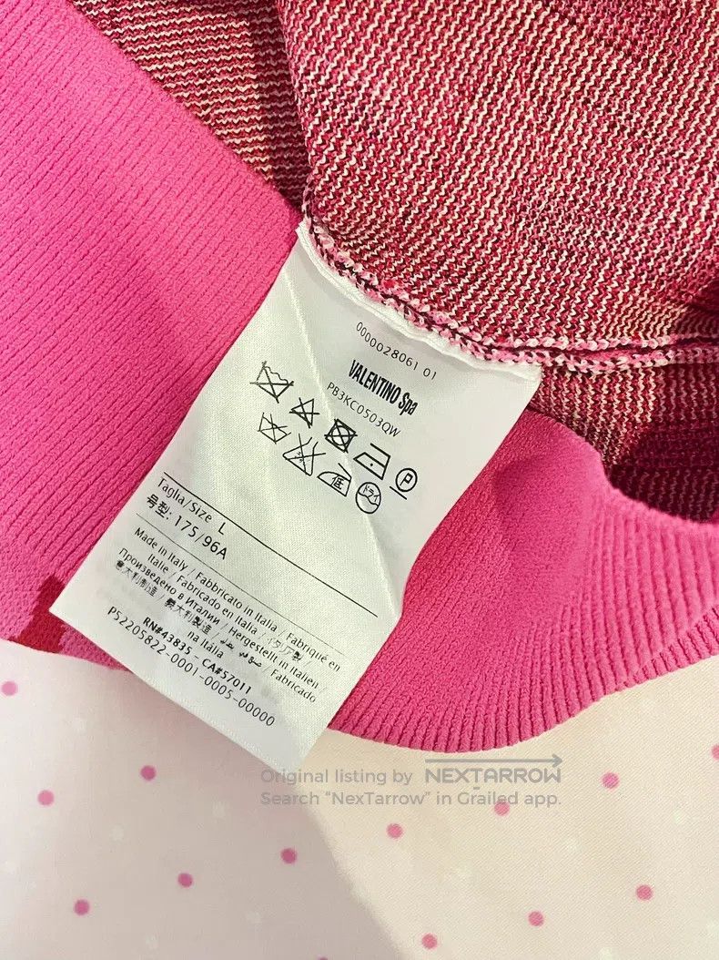 Valentino Valentino Printed crew neck pullover short-sleeved sweater Size L / US 10 / IT 46 - 3 Thumbnail