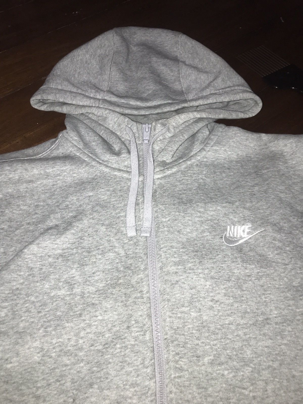 Nike Grey nike Hoodie Zipup Grailed