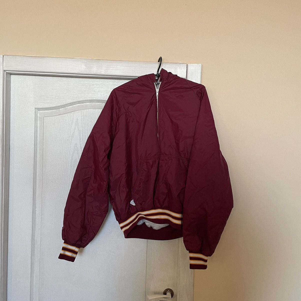 Vintage 90s Vintage burk Bulldogs style Varsity Bomber Jacket anorak Size US M / EU 48-50 / 2 - 3 Thumbnail