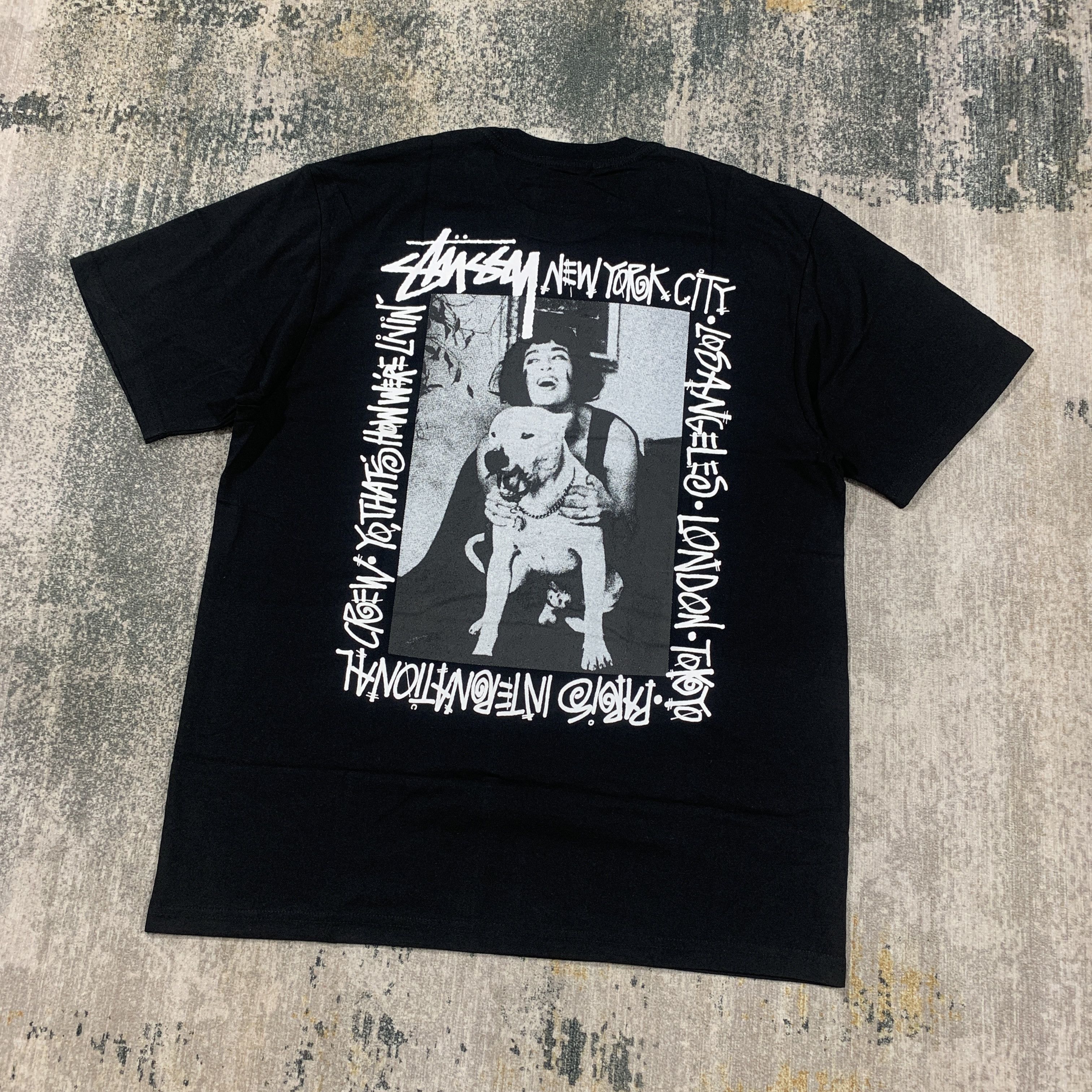 Stussy NWT Stussy How We're Livin' Pig Dyed Tee Medium Size US M / EU 48-50 / 2 - 1 Thumbnail
