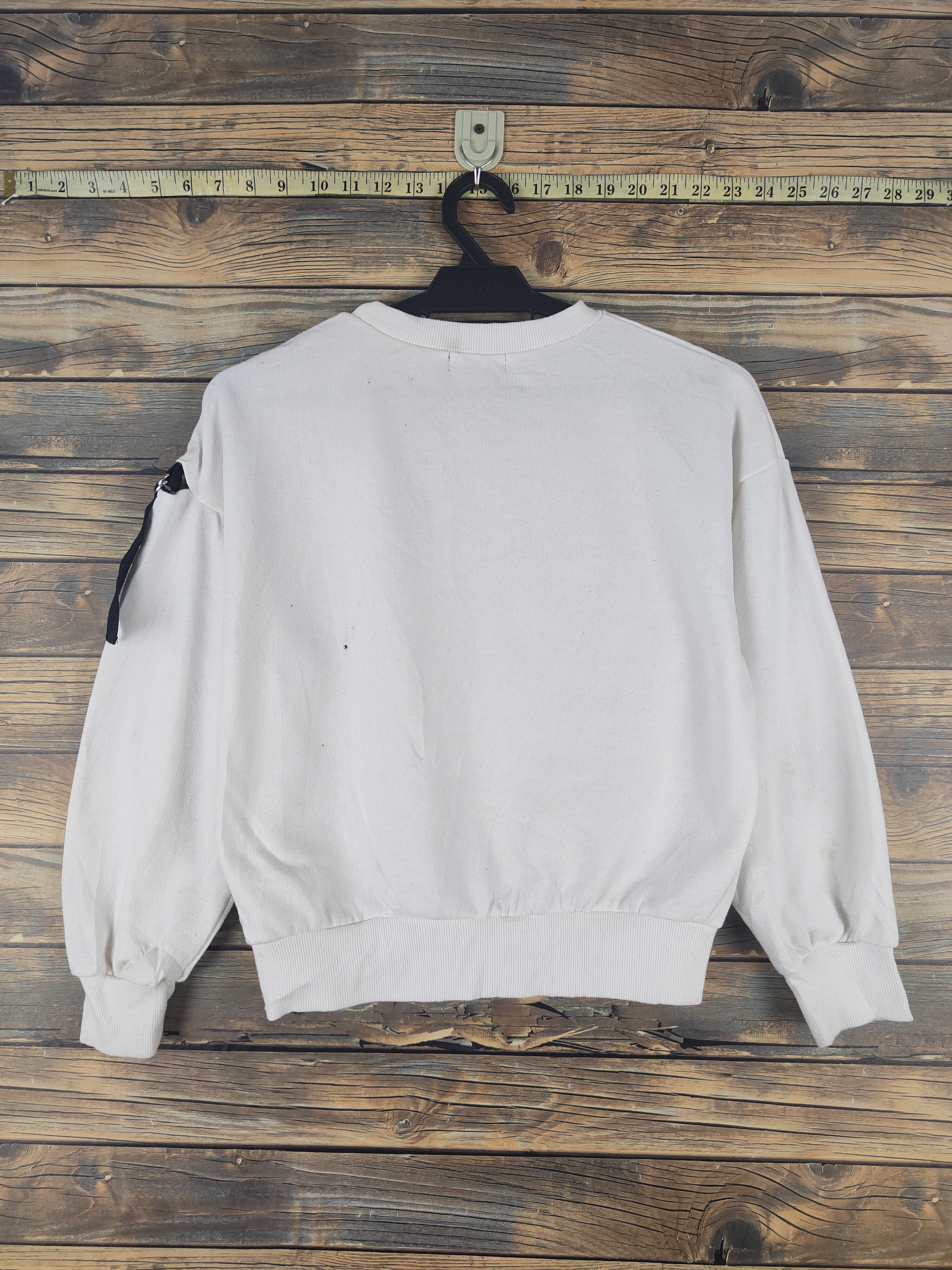 Japanese Brand × Vintage Vintage 💥 Lovetoxic White Sweatshirts Size S / US 4 / IT 40 - 9 Thumbnail