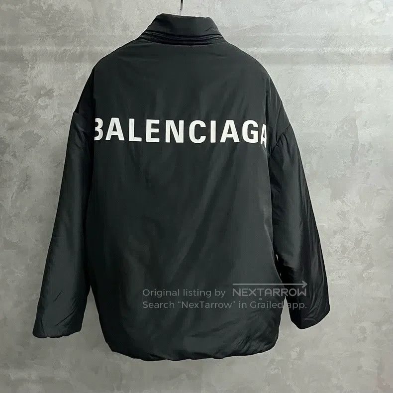 Balenciaga Balenciaga Classic Black Solid Color Pattern Printing Cont Size US M / EU 48-50 / 2 - 2 Thumbnail