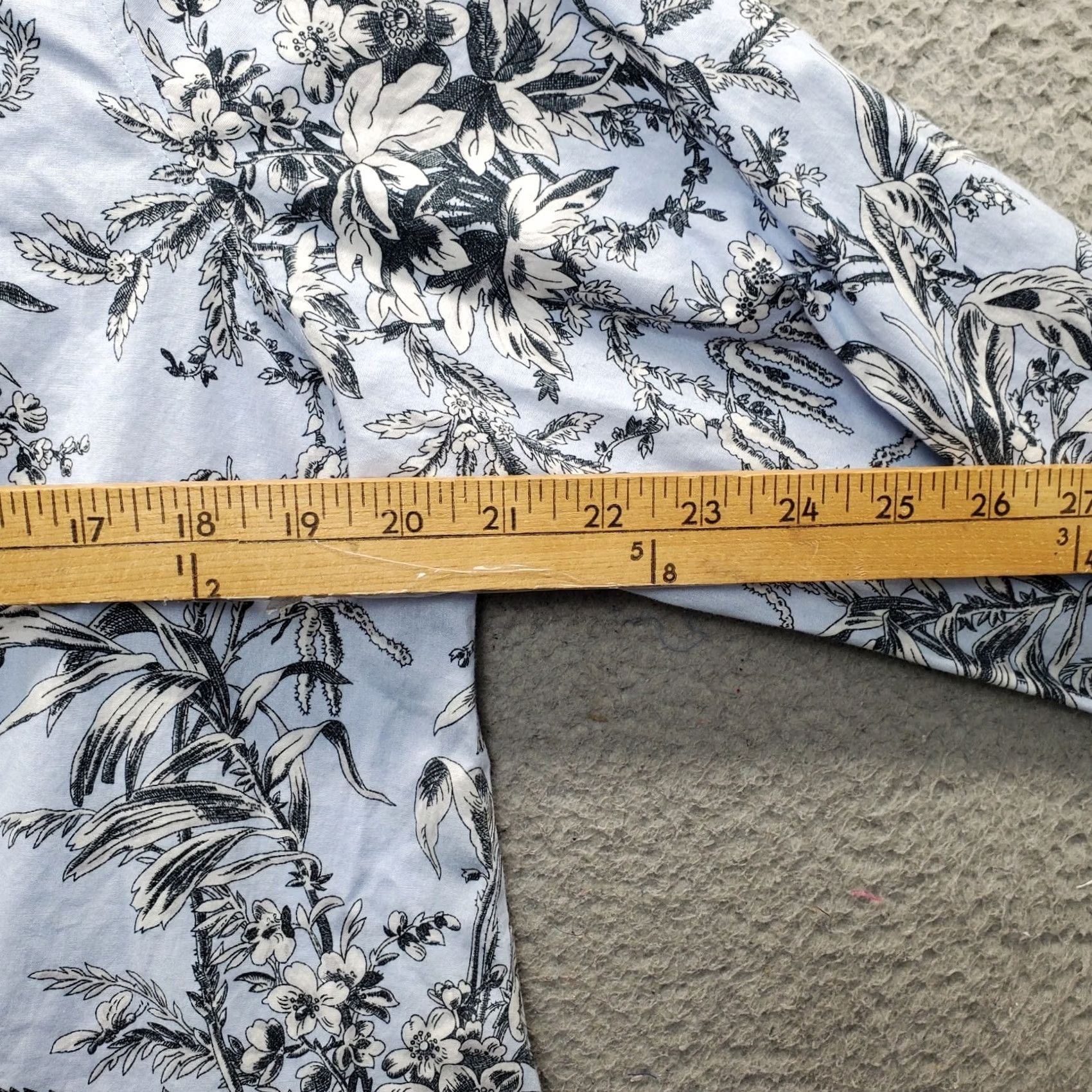 Talbots Talbots Womens 16P Multicolor Palm Leaf Print Non-Iron Long Sleeve Button-Up Shirt Size XXL / US 16-18 / IT 52-54 - 6 Thumbnail