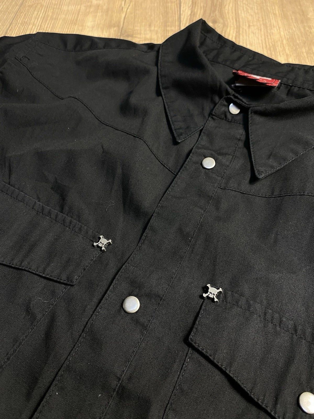 Oakley Vintage 90s Oakley Black Shirt Sz M Metal Mini Logo Size US M / EU 48-50 / 2 - 4 Thumbnail