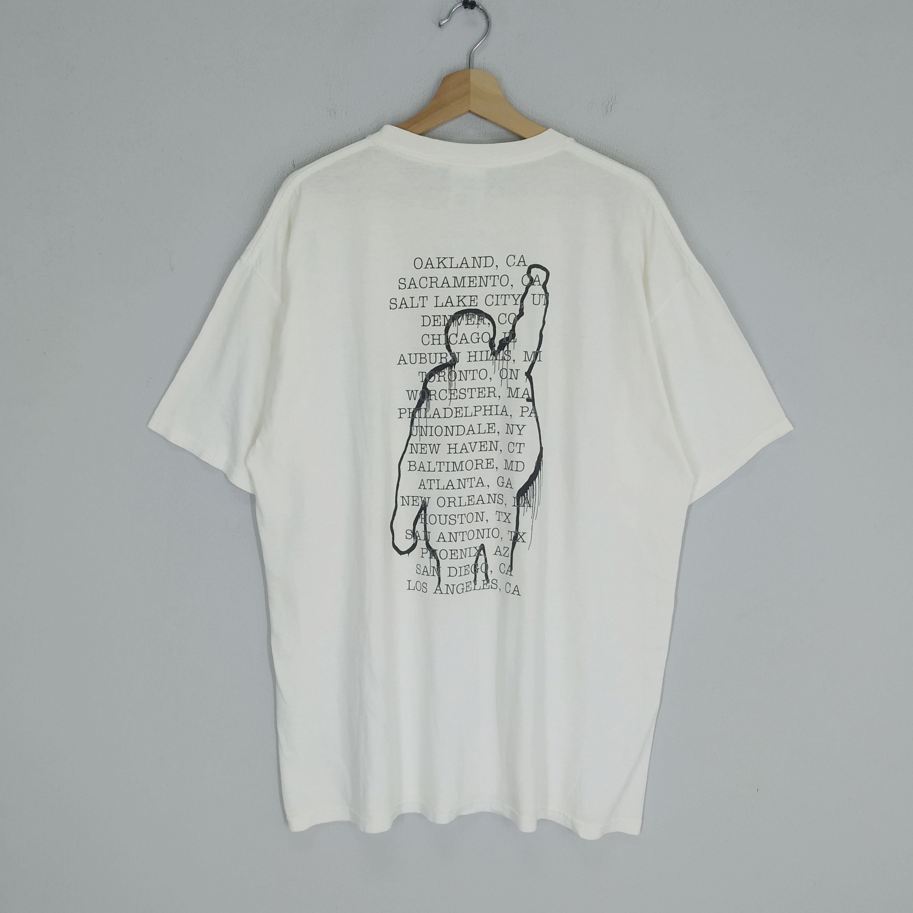 Band Tees Vintage Rage Against The Machine The Battles Of Los Angeles Size US XL / EU 56 / 4 - 2 Thumbnail