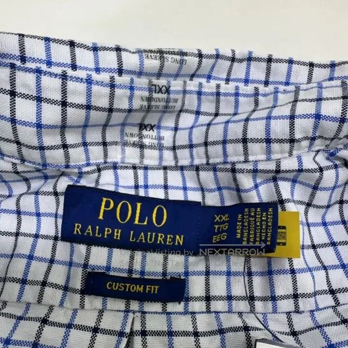 Polo Ralph Lauren Polo Ralph Lauren Check Logo Embroidered Long. Size US XXL / EU 58 / 5 - 4 Thumbnail