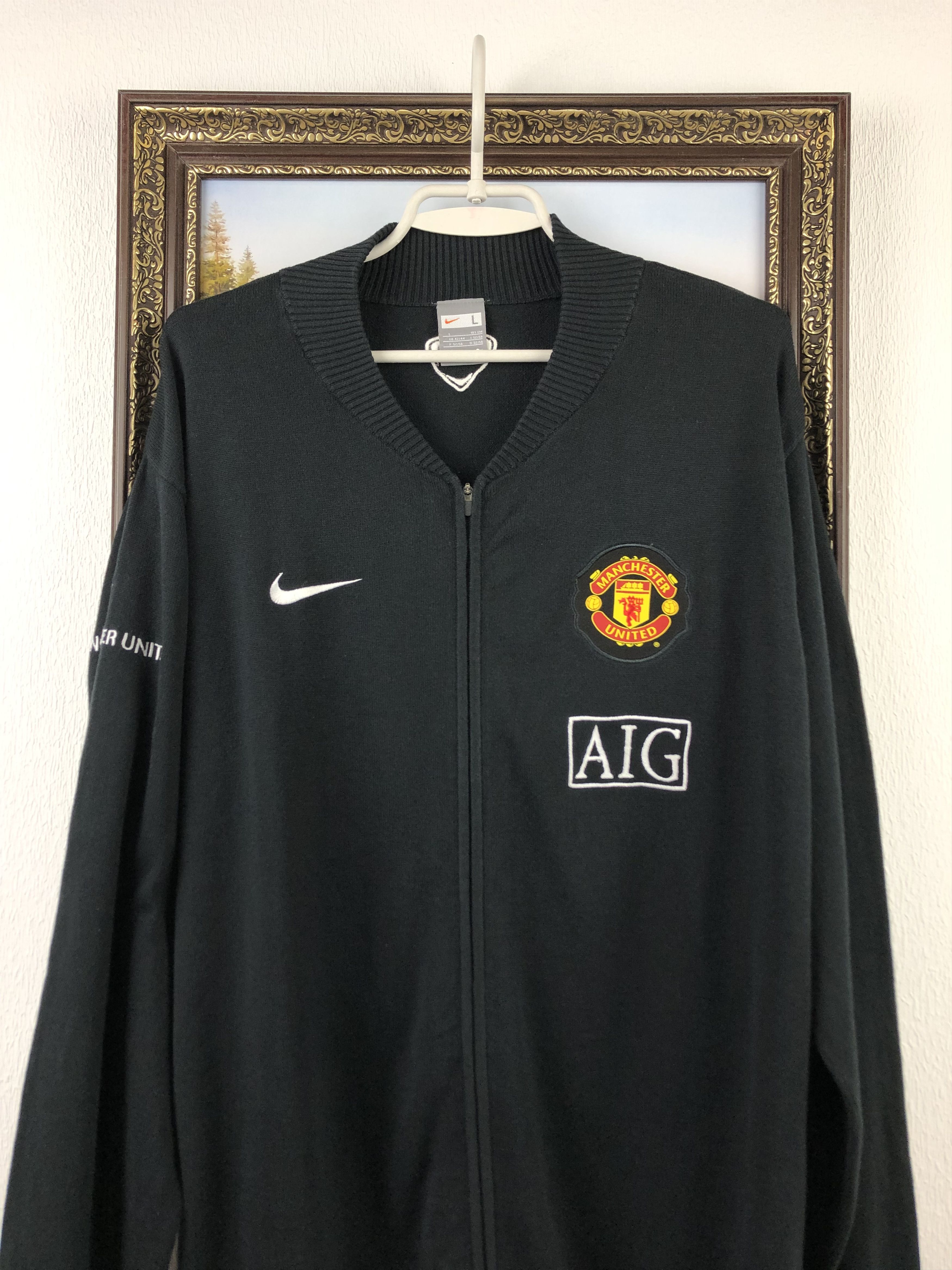Nike Vintage Manchester United Football Jacket Sweater Soccer Size US L / EU 52-54 / 3 - 2 Thumbnail