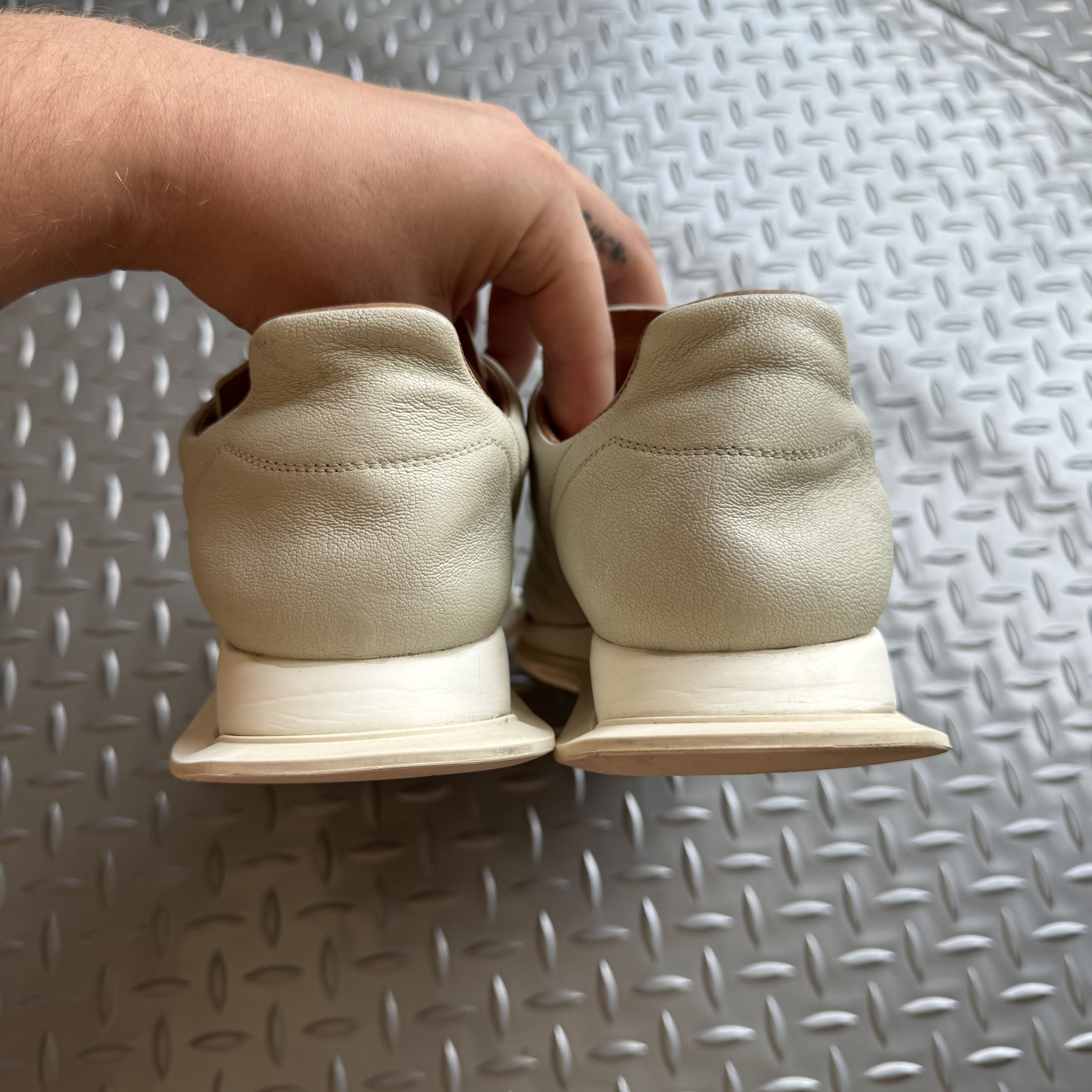 Rick Owens Rick Owens Oblique Runner Sneakers Size US 6.5 / EU 39-40 - 8 Thumbnail
